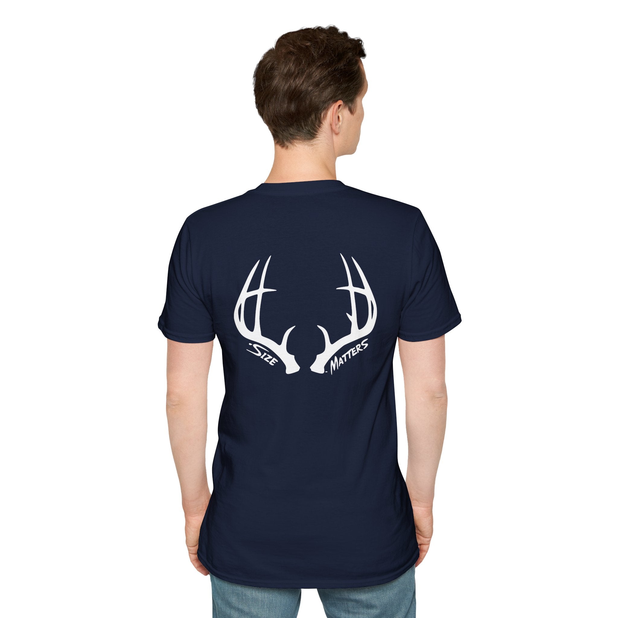 Whitetales Antler and Size Matters Logo T-Shirt