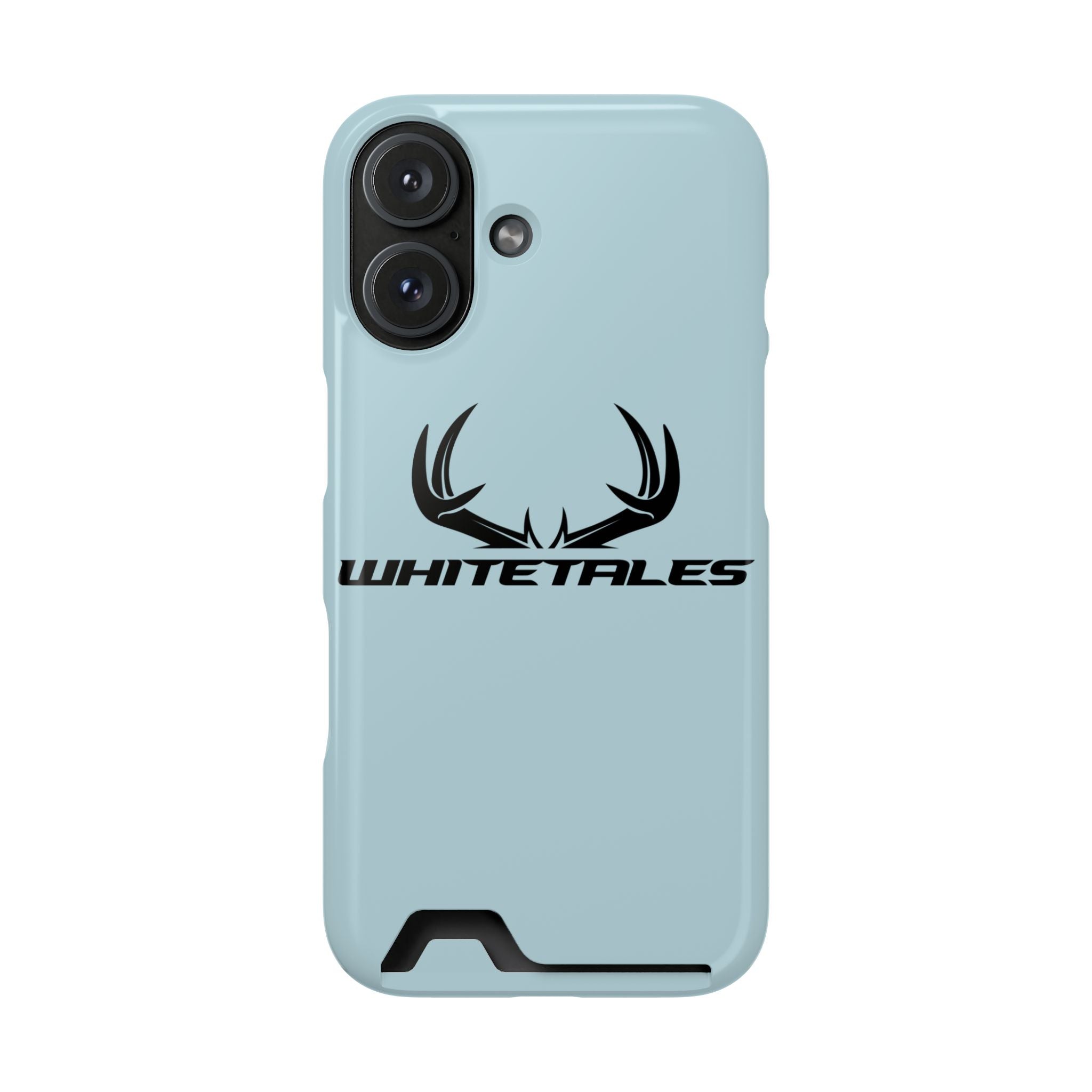 Whitetales Antler Phone Card Case — Slim RFID Card Holder Protective Cover
