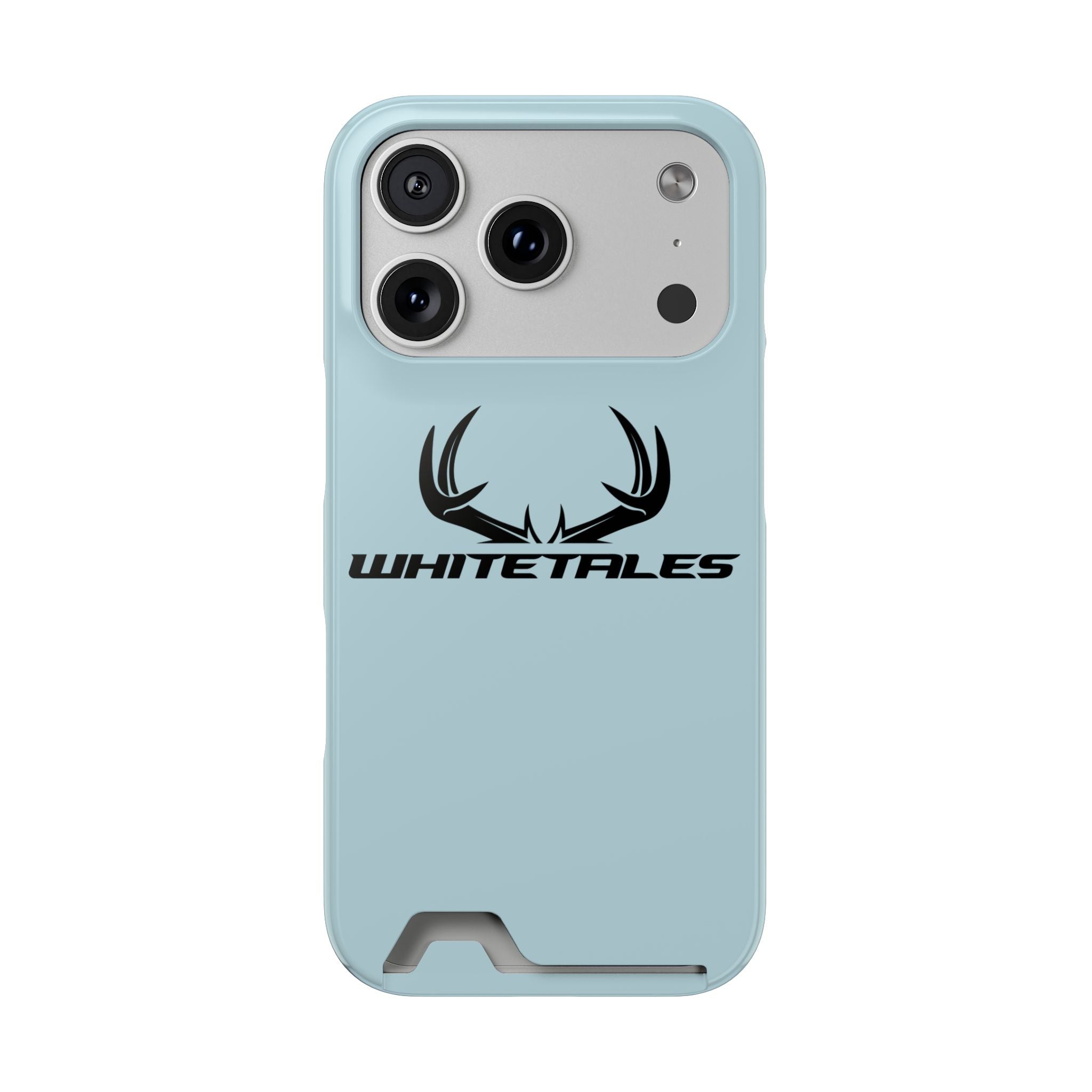 Whitetales Antler Phone Card Case — Slim RFID Card Holder Protective Cover