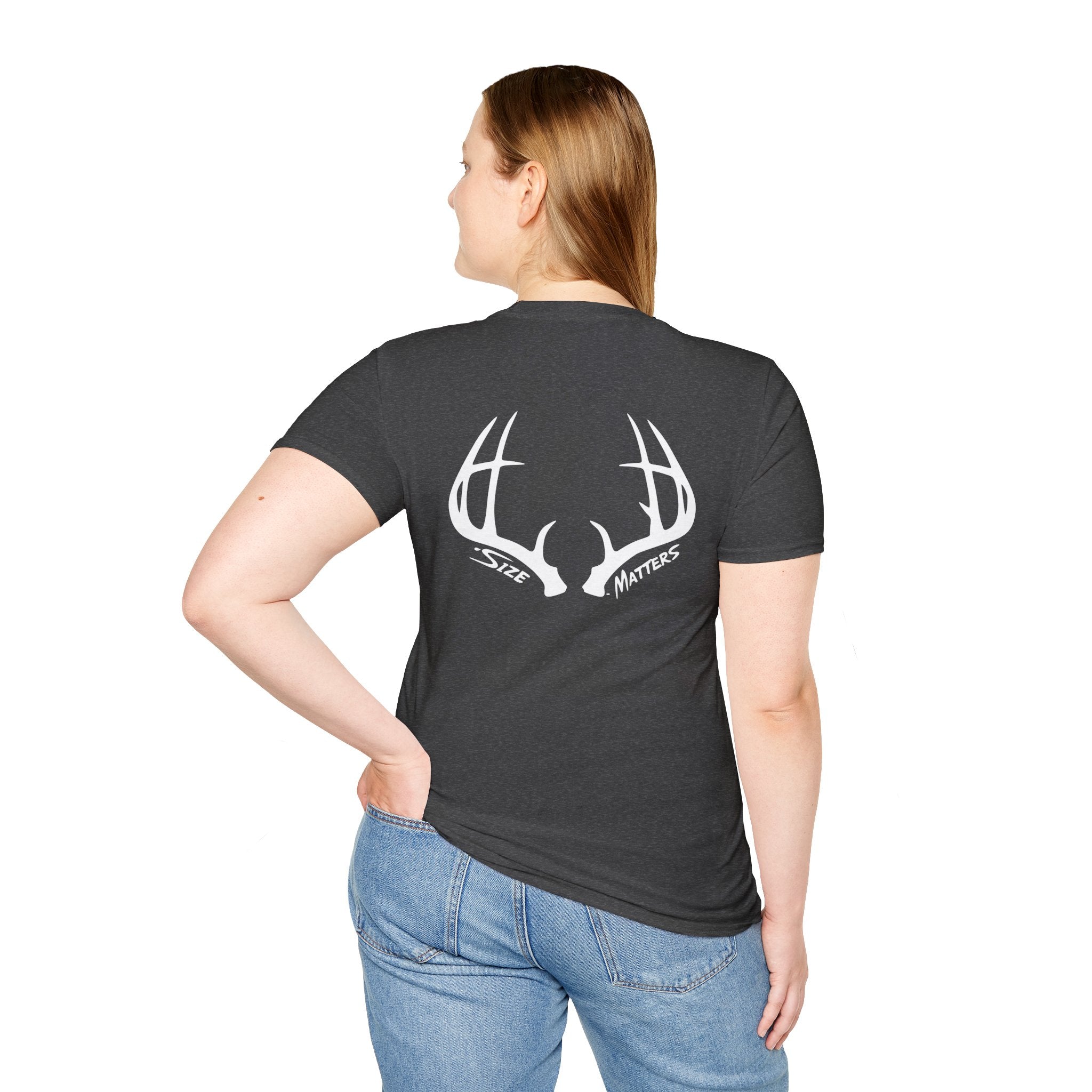 Whitetales Antler and Size Matters Logo T-Shirt