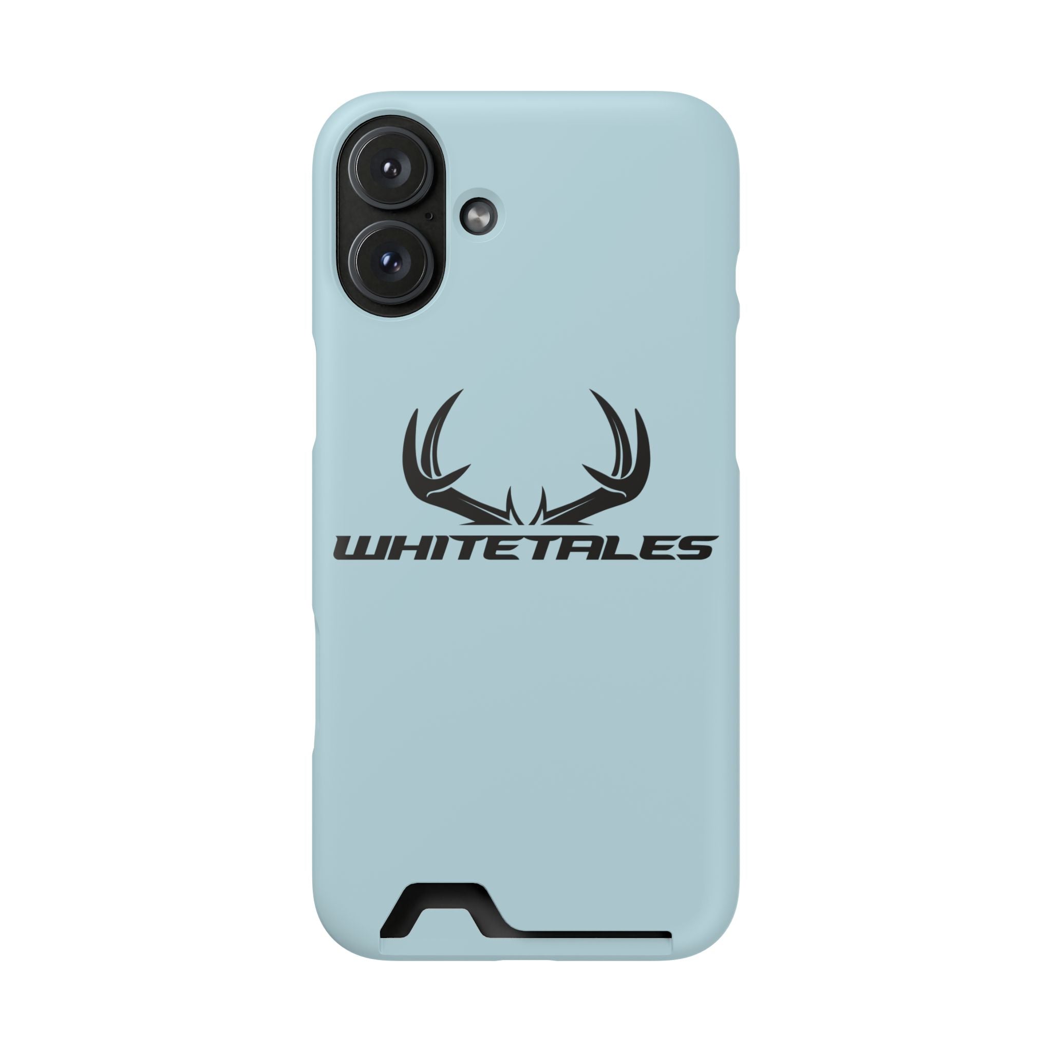 Whitetales Antler Phone Card Case — Slim RFID Card Holder Protective Cover