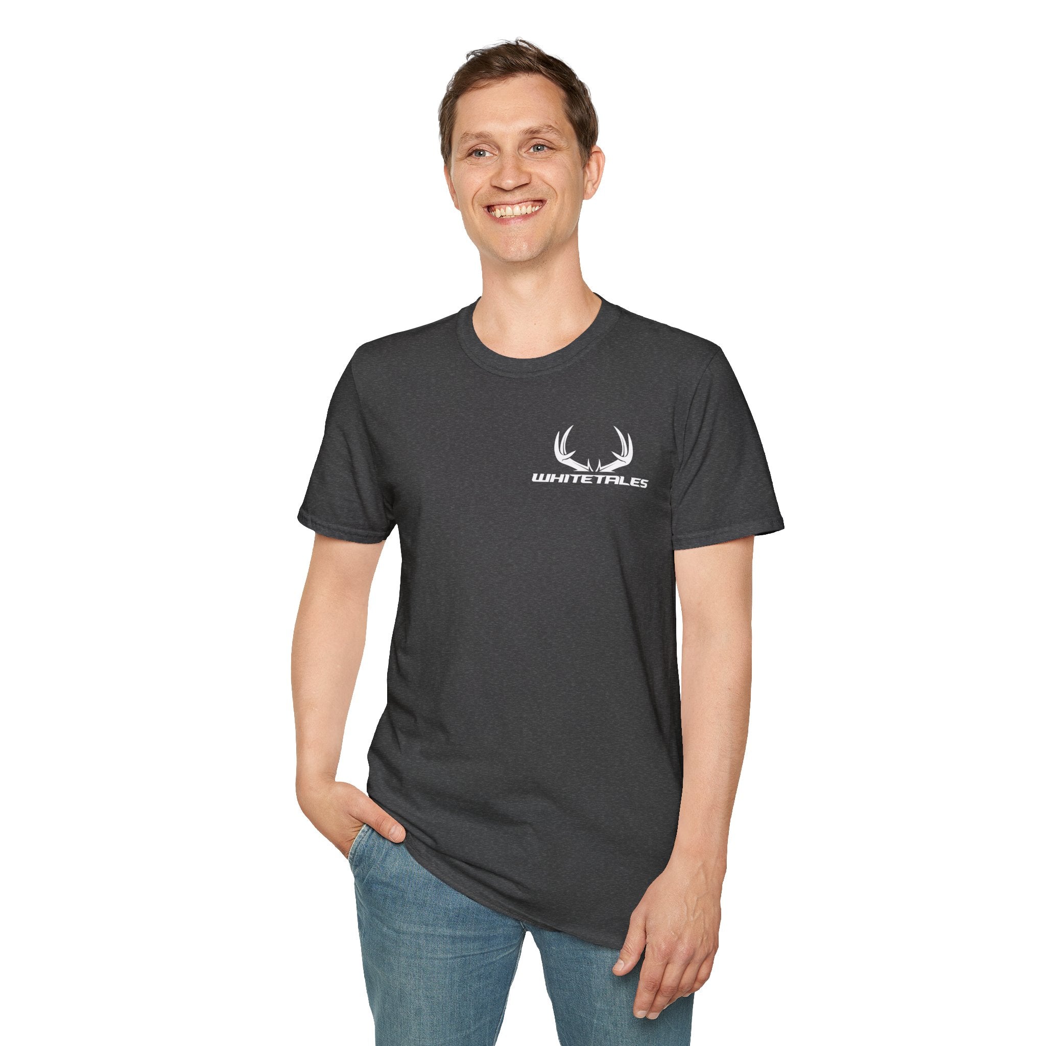 Whitetales Antler and Size Matters Logo T-Shirt