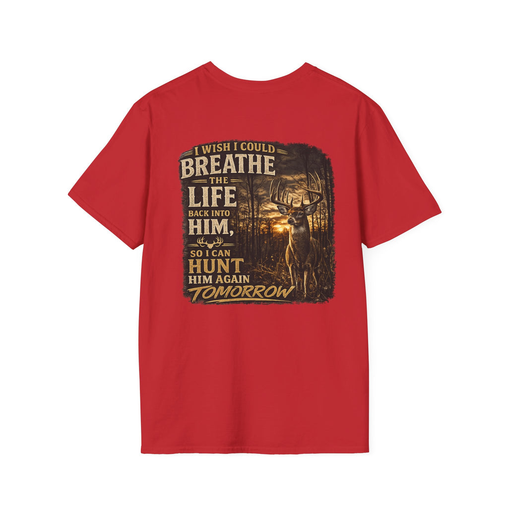 Whitetales Antler Quote T-Shirt — Minimal Hunting Graphic Tee