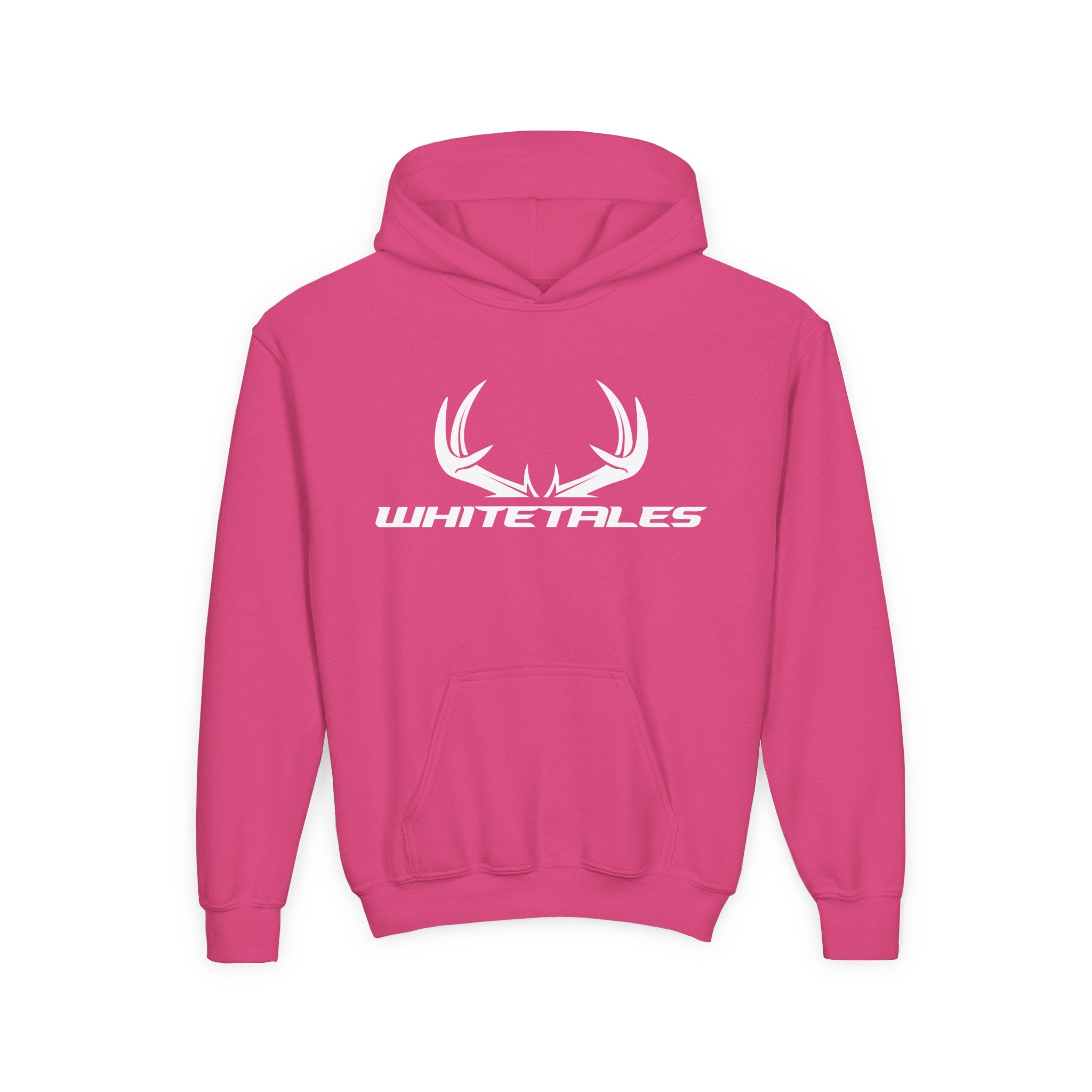 Youth Hoodie - Whitetales Deer Antler Logo Kids Sweatshirt
