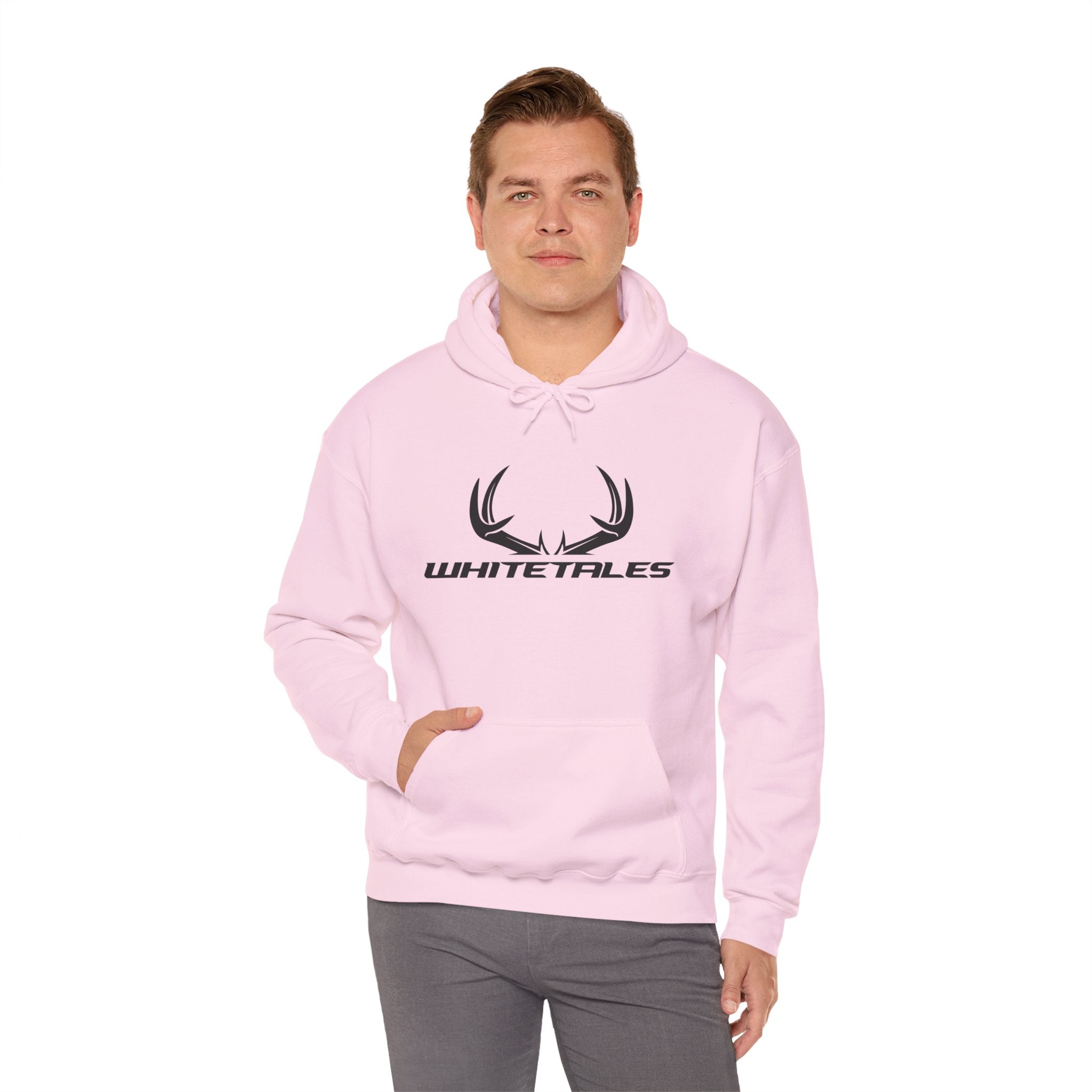 Whitetales Antler Hoodie – 'Size Matters' Hunting Sweatshirt