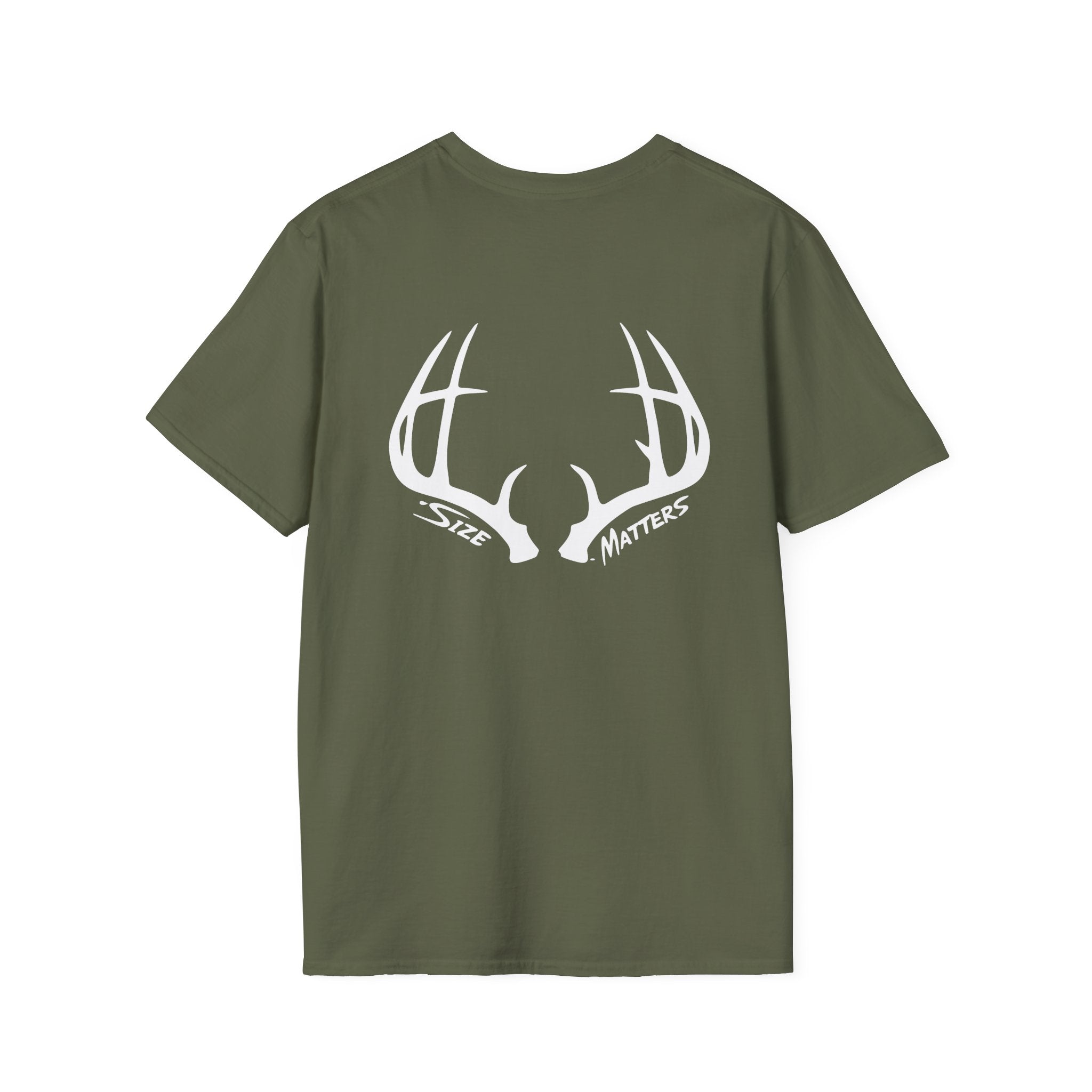 Whitetales Antler and Size Matters Logo T-Shirt