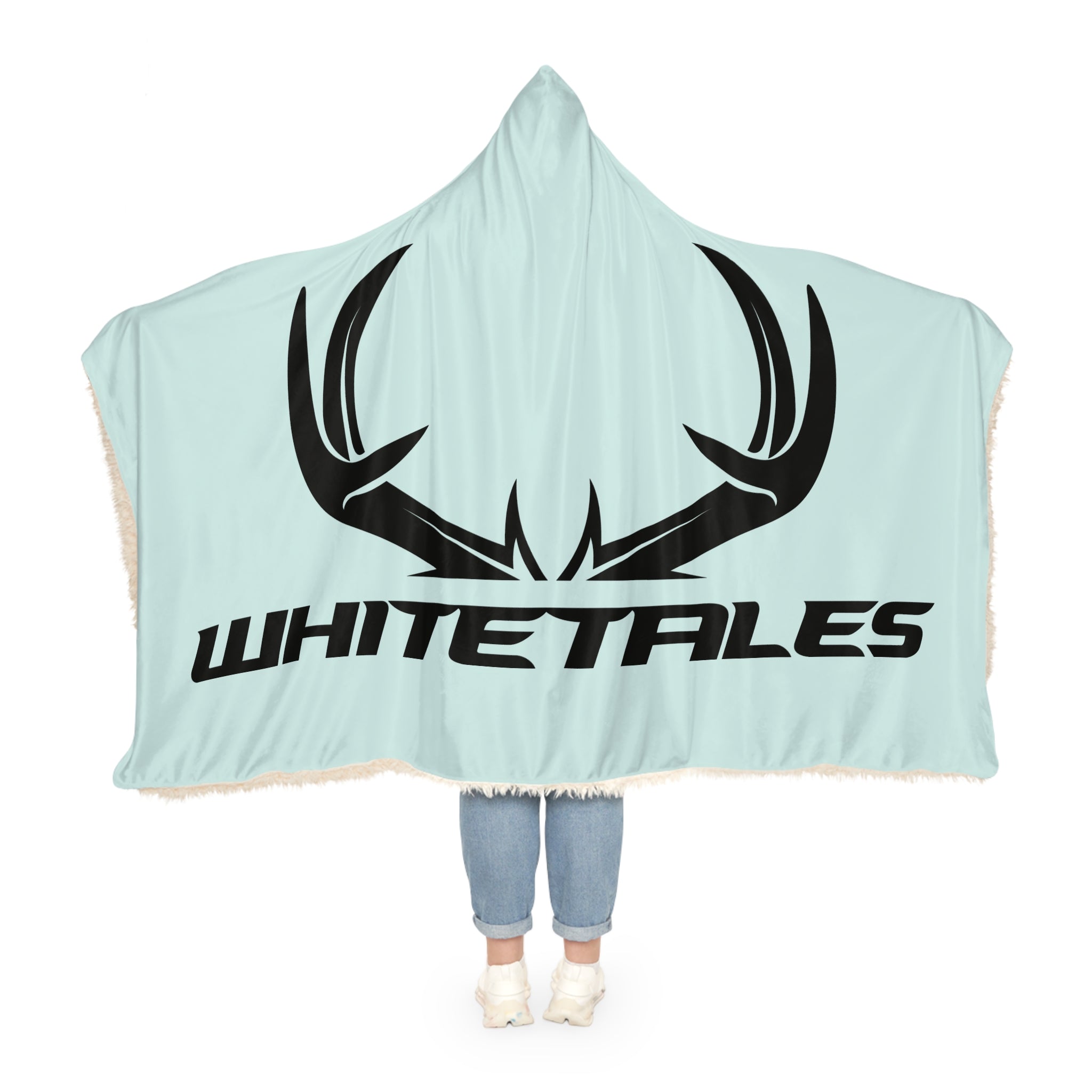 Whitetales Antler Snuggle Blanket – Plush Hooded Cozy Throw for Outdoor Enthusiasts