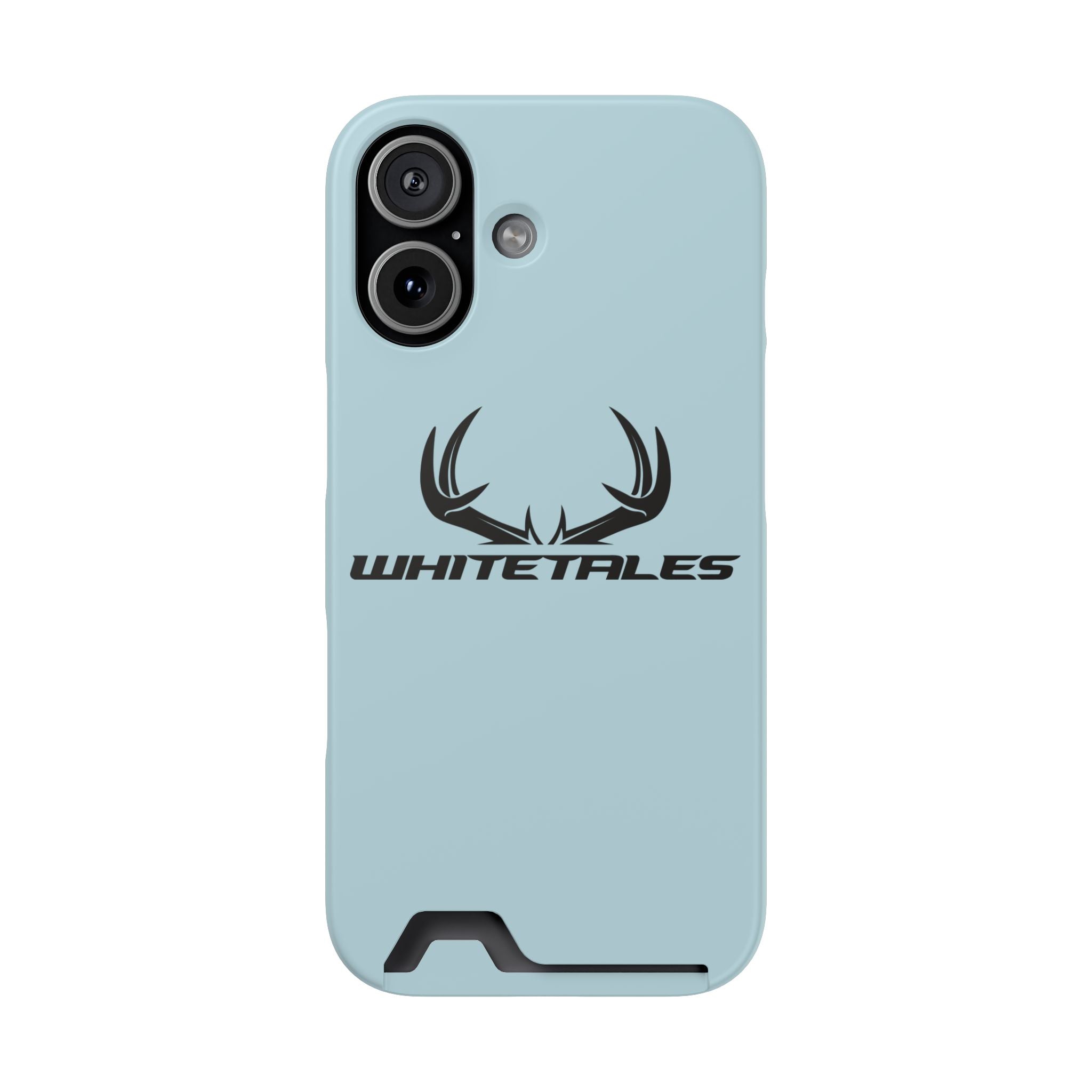 Whitetales Antler Phone Card Case — Slim RFID Card Holder Protective Cover