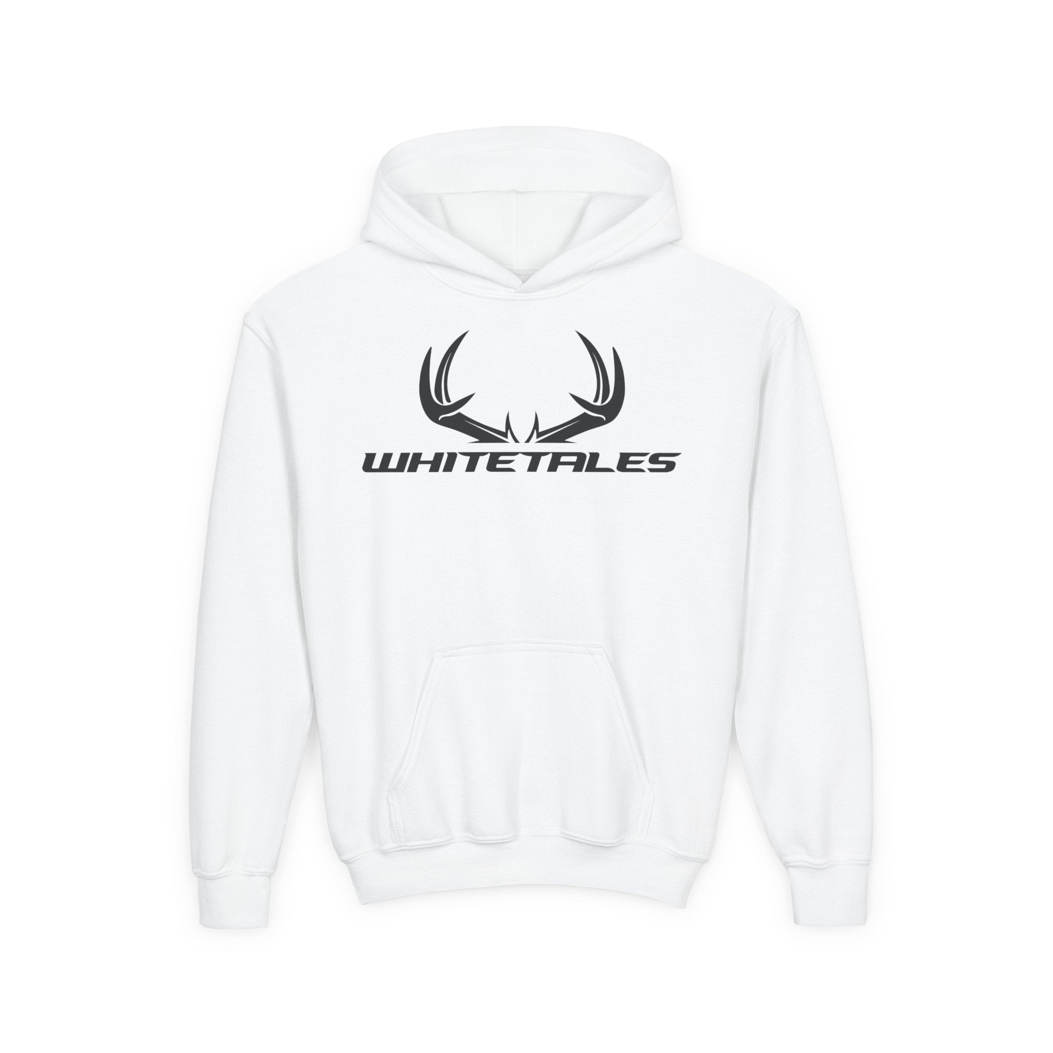 Youth Hoodie — WhiteTales Antler Logo Pullover