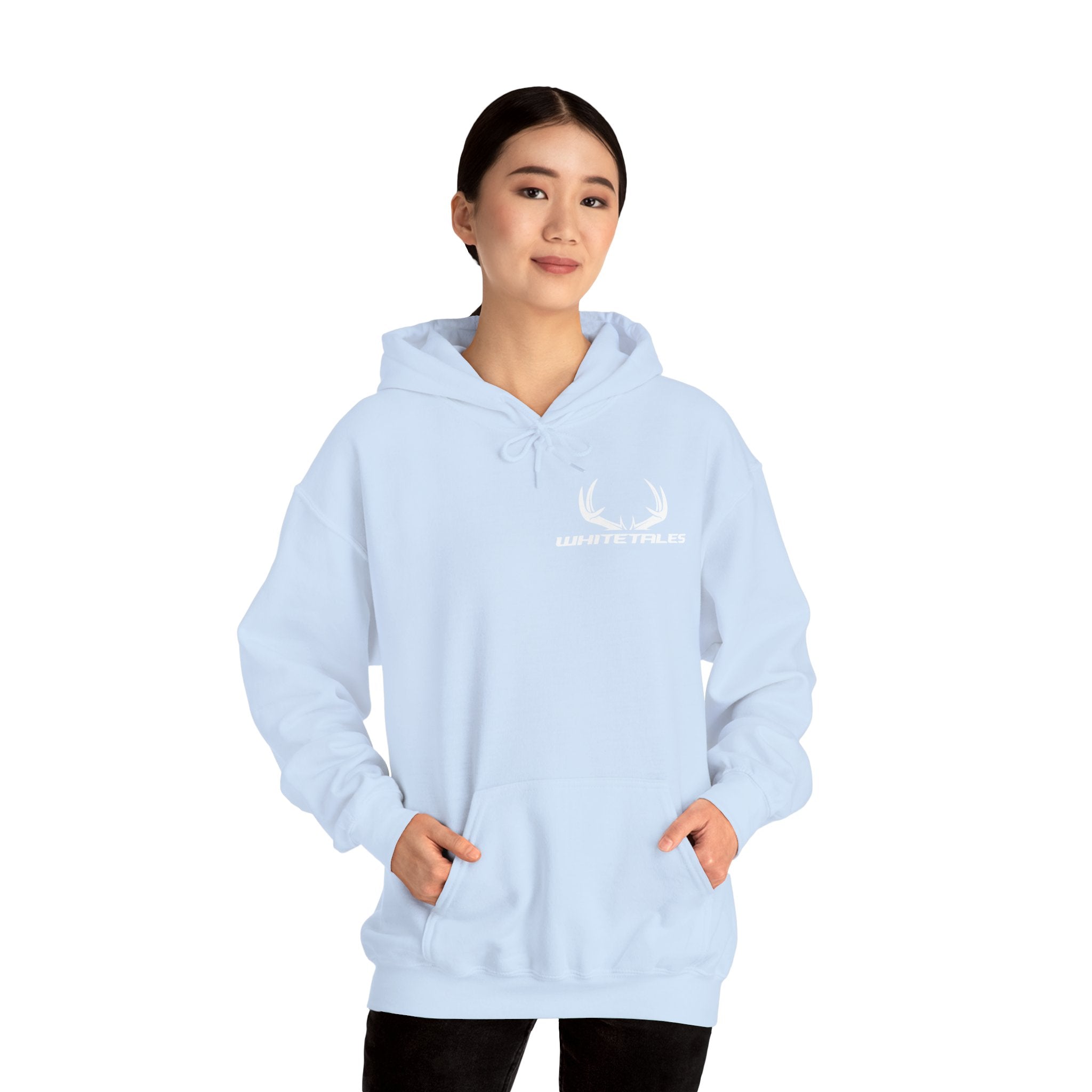 Blank White Hoodie — Classic Unisex Hooded Sweatshirt