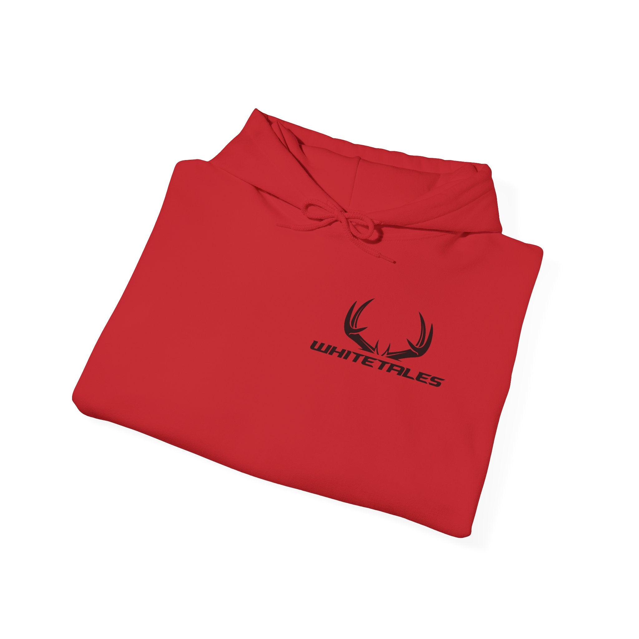 Whitetales Antler Logo Hoodie — Minimal Hunting Pullover
