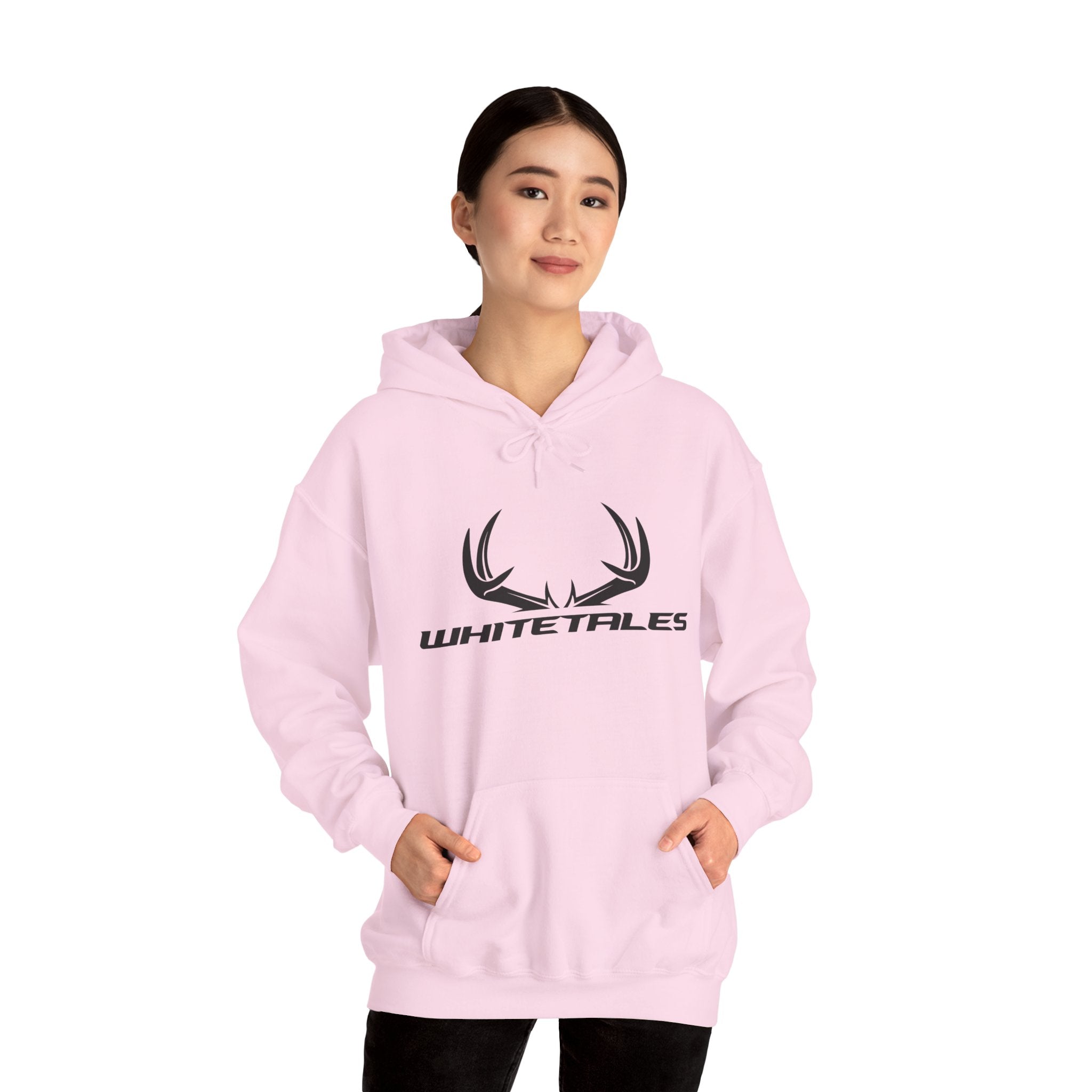 Whitetales Antler Hoodie – 'Size Matters' Hunting Sweatshirt