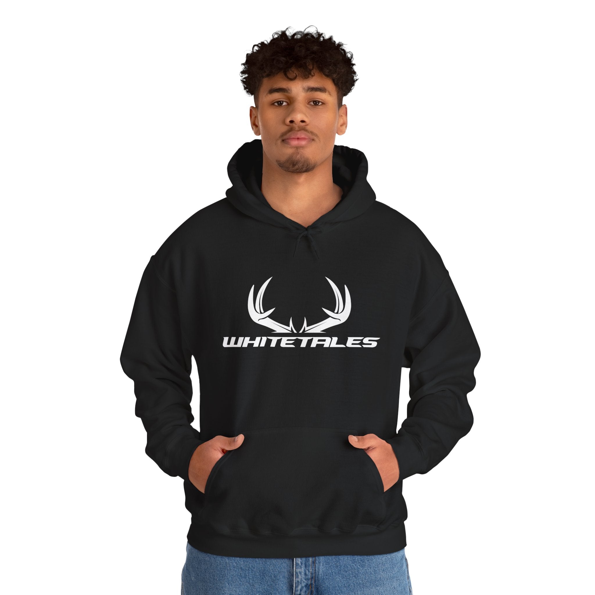 Whitetales Antler Hoodie — Hunting Logo Pullover