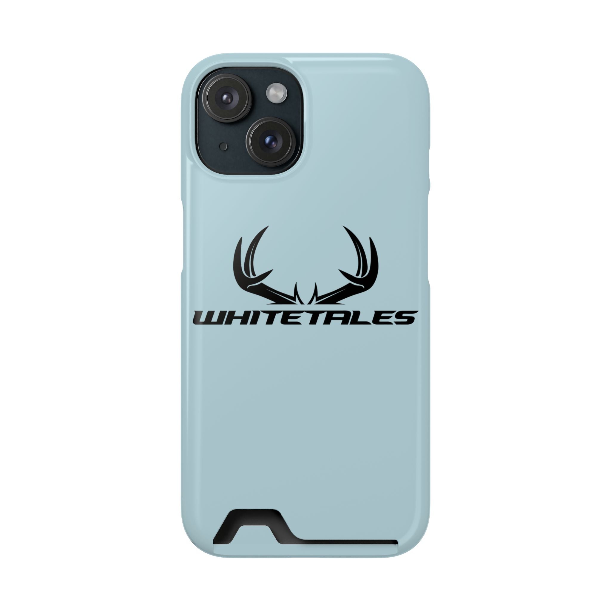 Whitetales Antler Phone Card Case — Slim RFID Card Holder Protective Cover