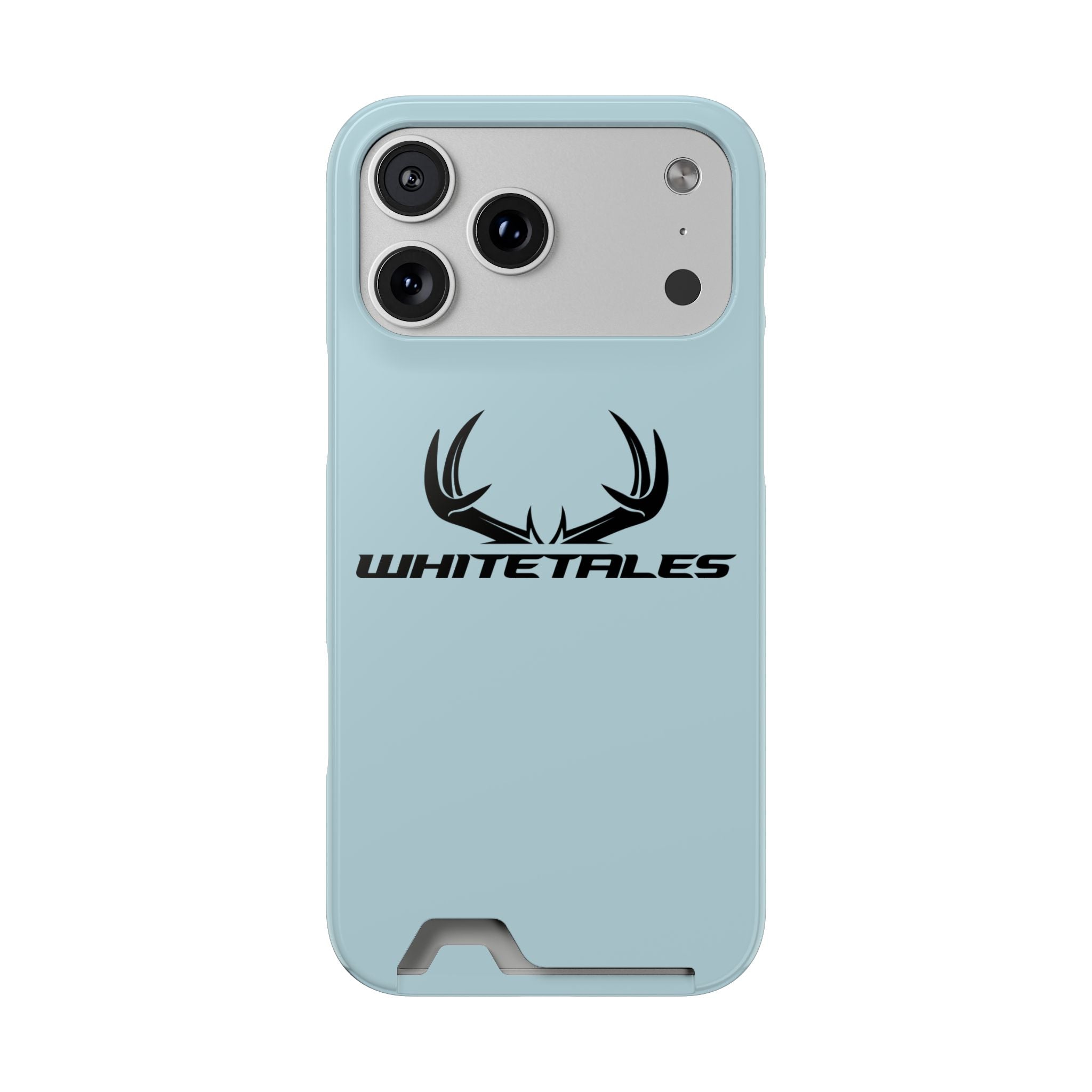 Whitetales Antler Phone Card Case — Slim RFID Card Holder Protective Cover