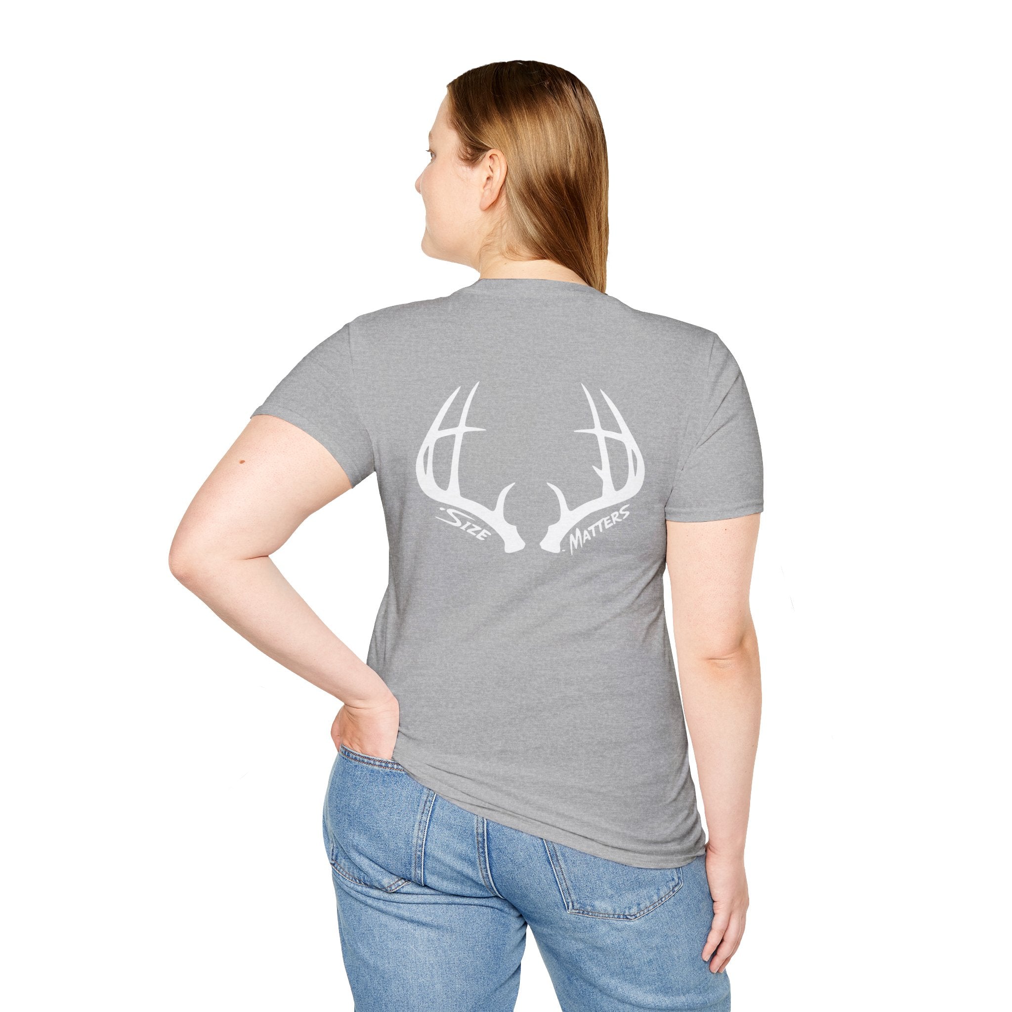 Whitetales Antler and Size Matters Logo T-Shirt
