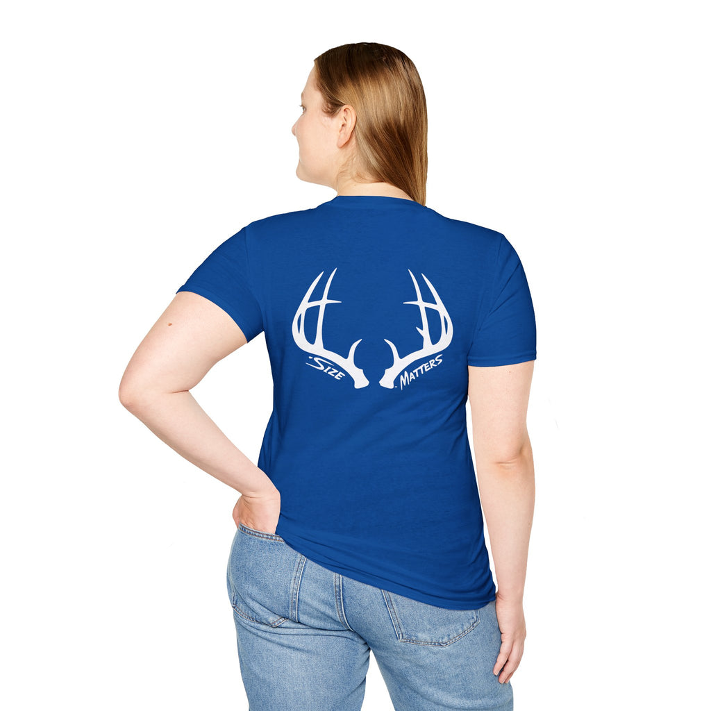 Whitetales Antler and Size Matters Logo T-Shirt