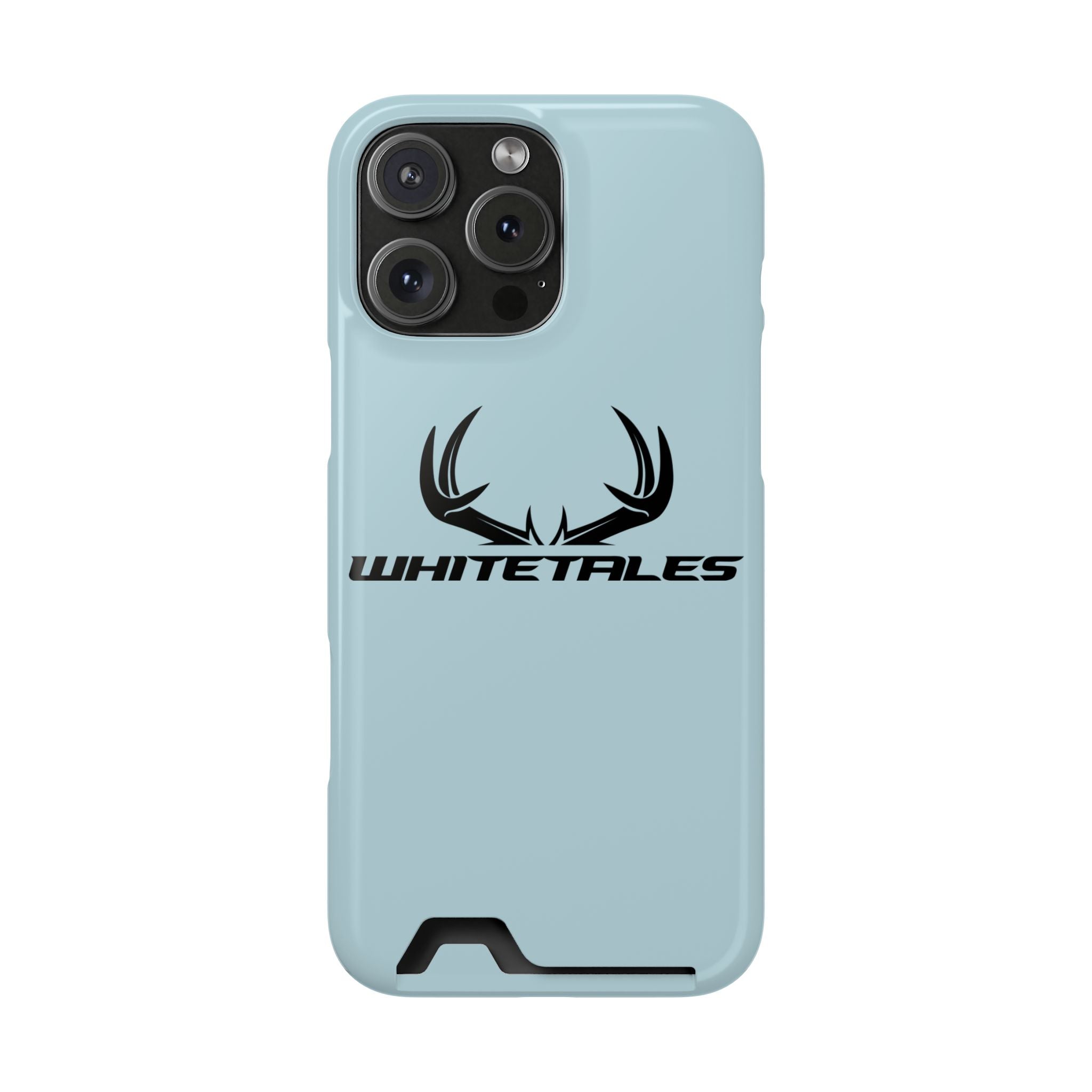 Whitetales Antler Phone Card Case — Slim RFID Card Holder Protective Cover