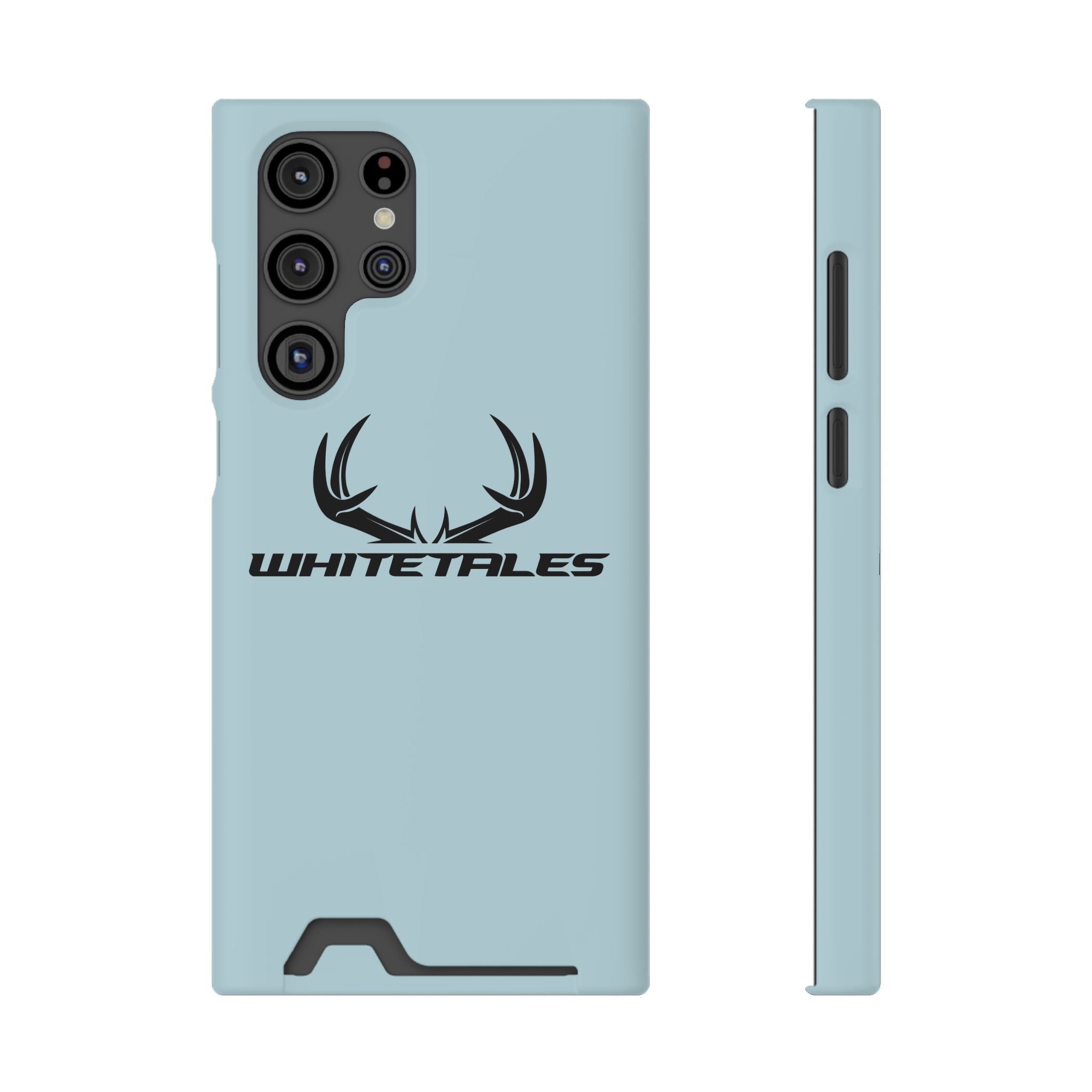 Whitetales Antler Phone Card Case — Slim RFID Card Holder Protective Cover