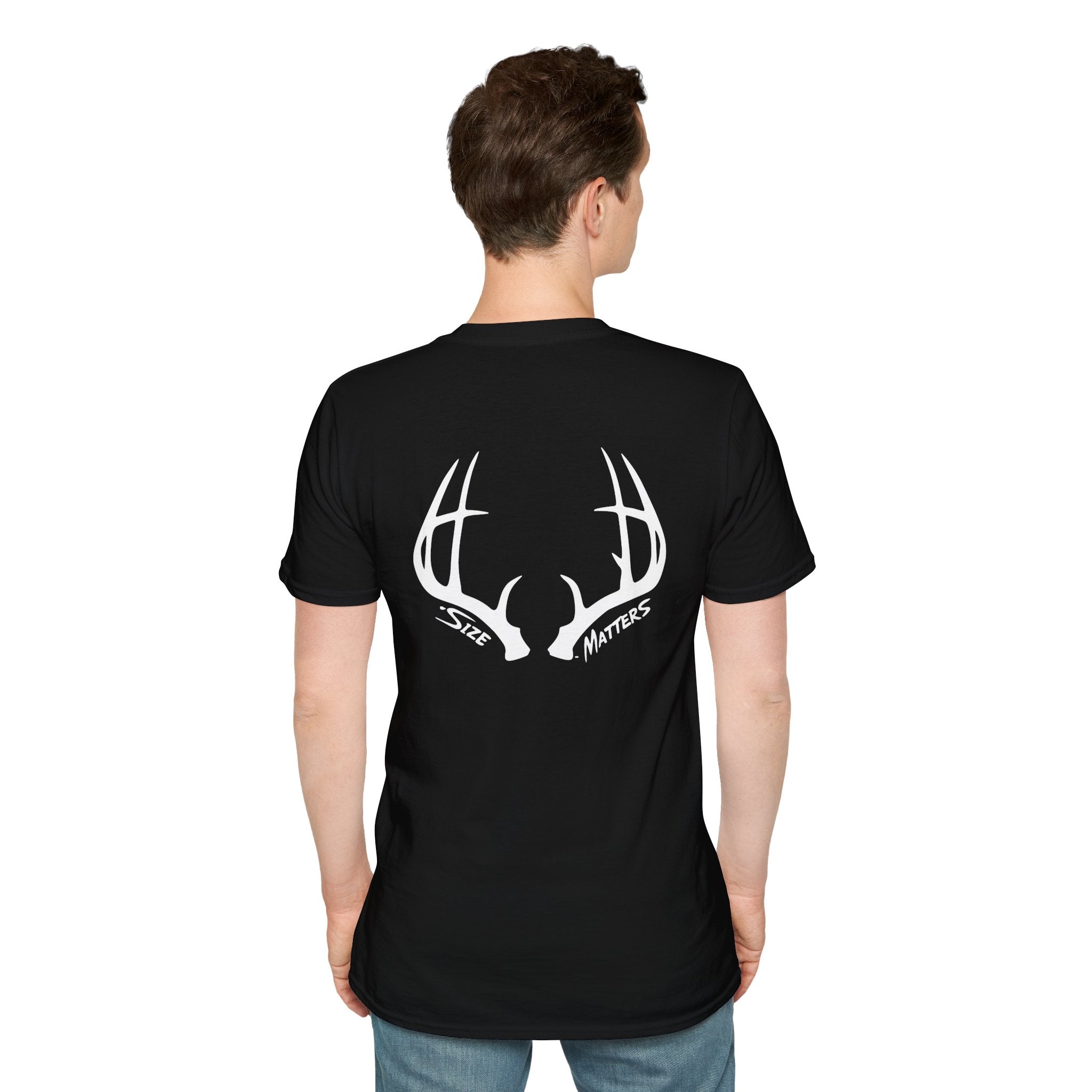 Whitetales Antler and Size Matters Logo T-Shirt