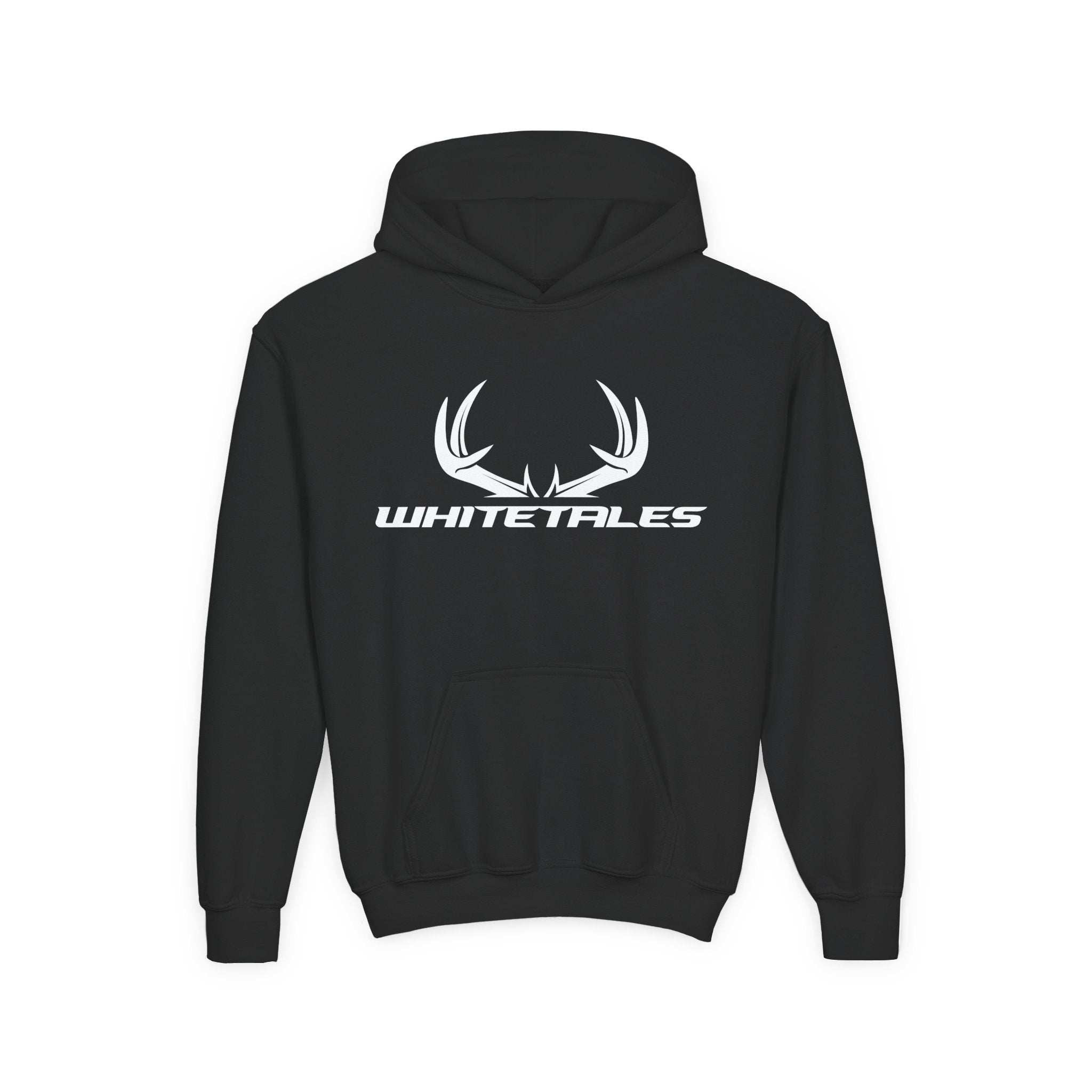 Youth Hoodie - Whitetales Deer Antler Logo Kids Sweatshirt