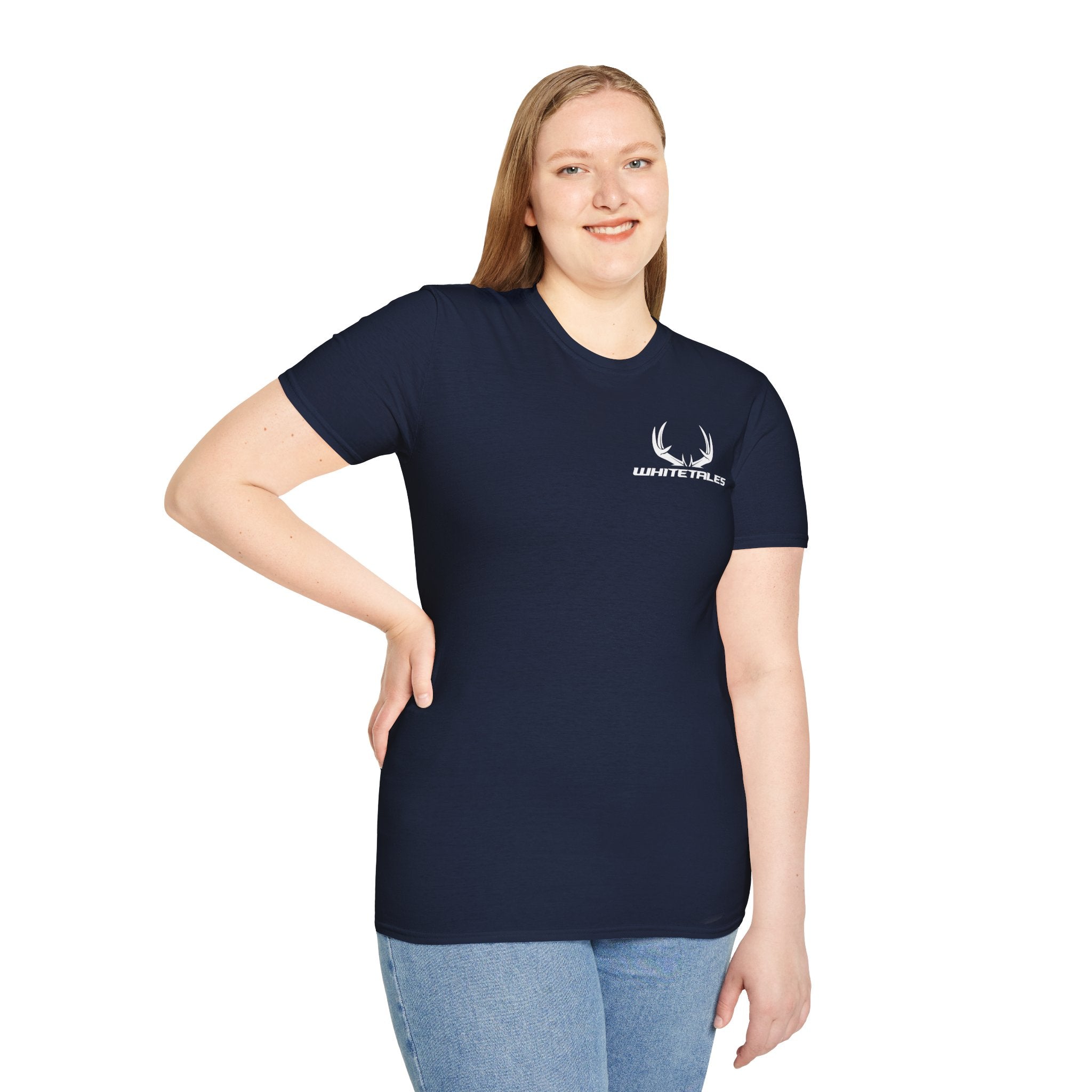 Whitetales Antler and Size Matters Logo T-Shirt
