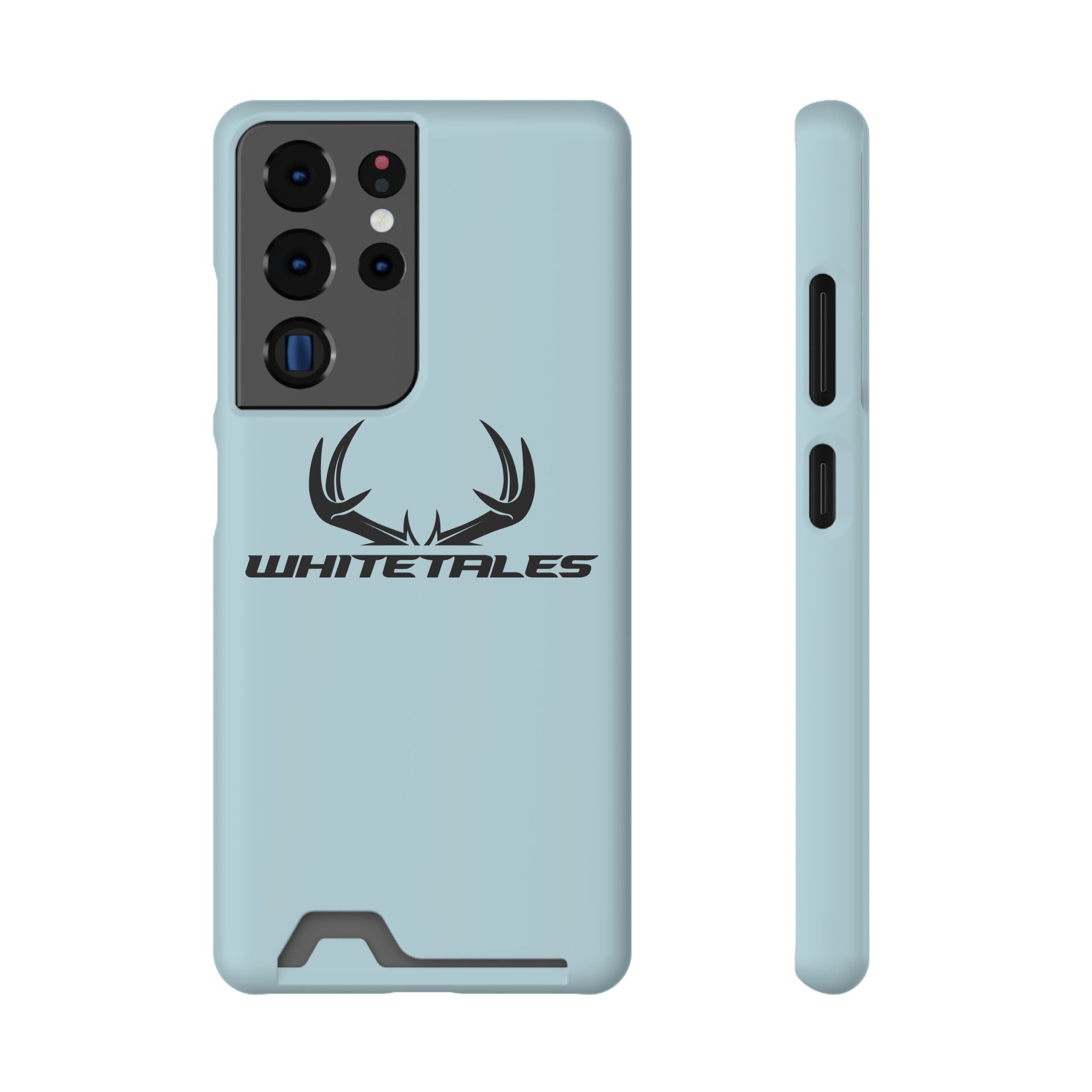 Whitetales Antler Phone Card Case — Slim RFID Card Holder Protective Cover
