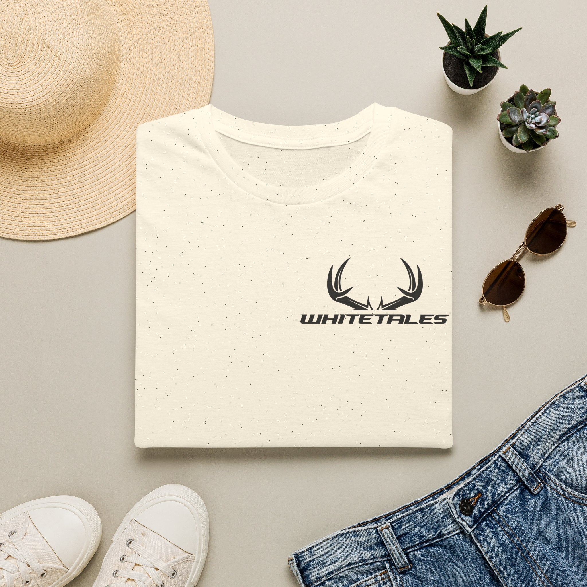 Whitetales Antler Logo T-Shirt