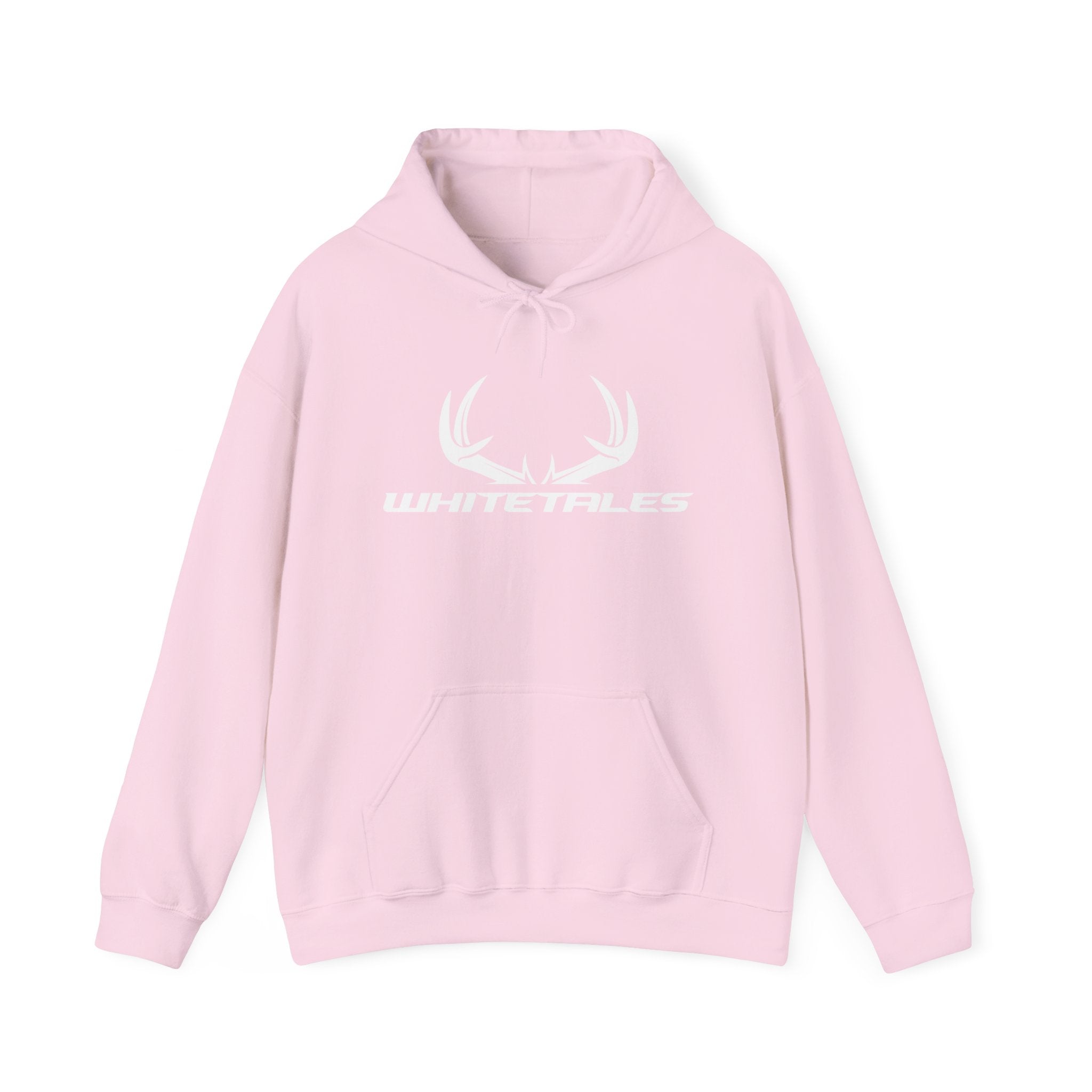 Whitetales Antler and Size Matters Logo Hoodie — Hunting Crewneck Sweatshirt