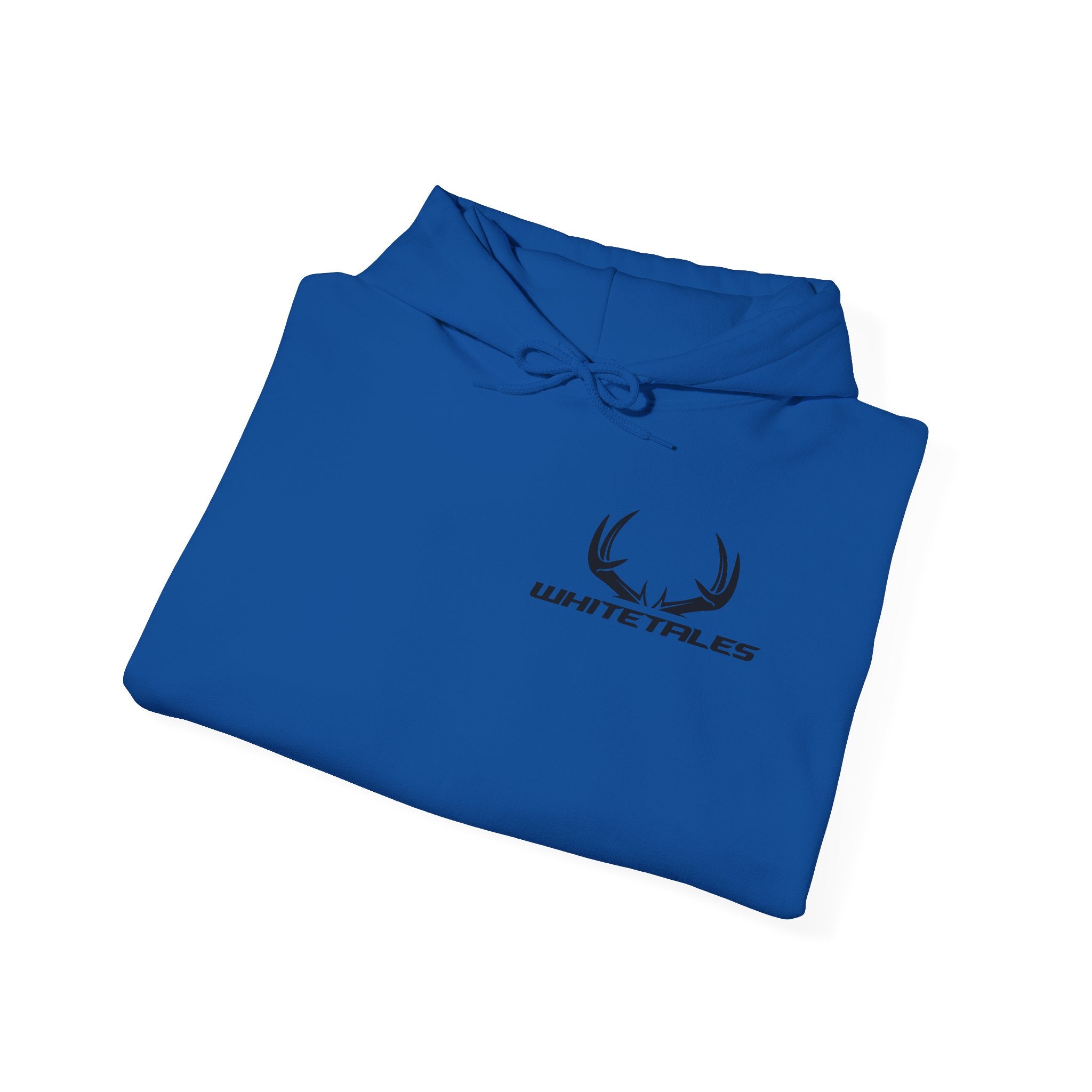 Whitetales Antler Logo Hoodie — Minimal Hunting Pullover