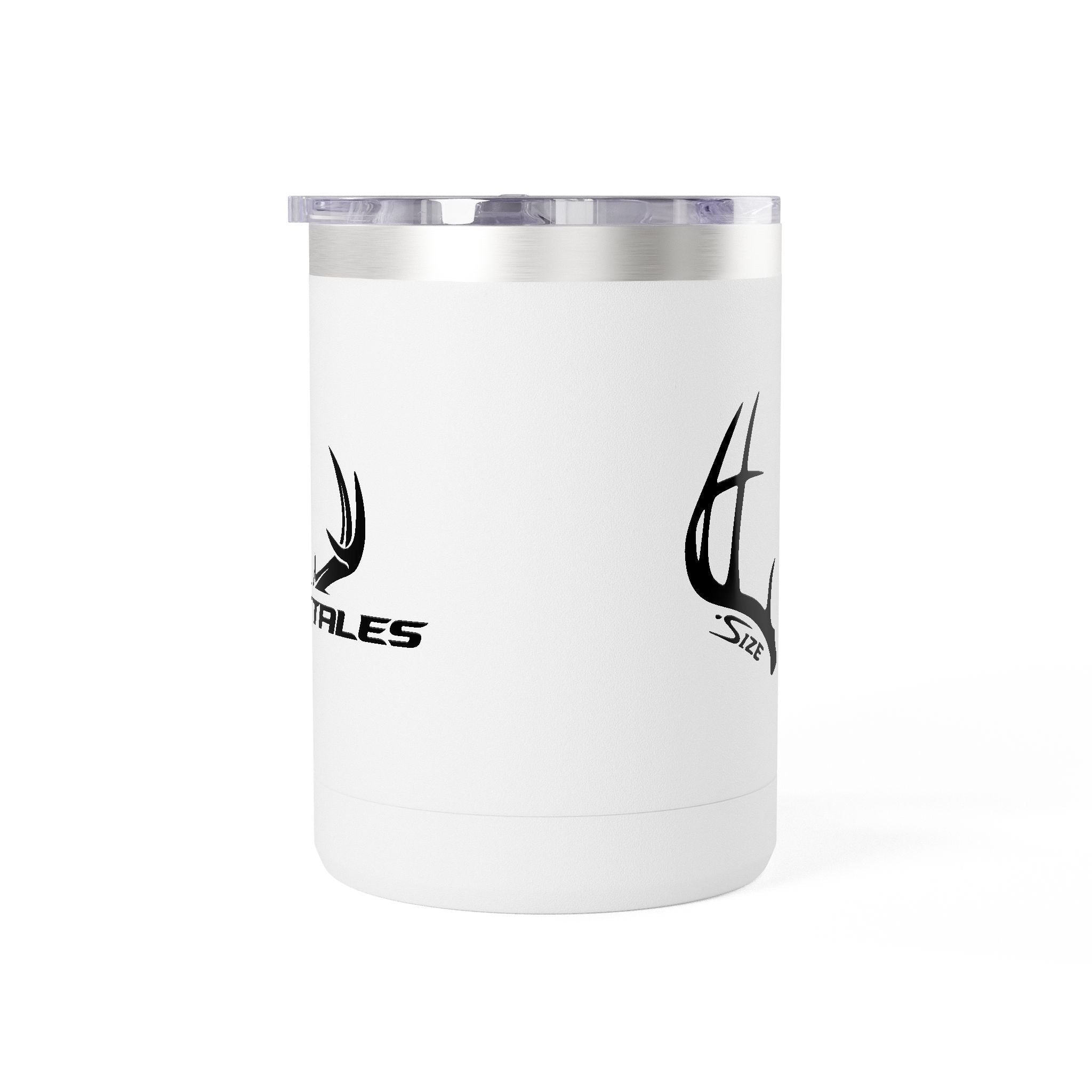 15oz Antler Tumbler Mug — 'Size Matters' Hunting Coffee Travel Cup