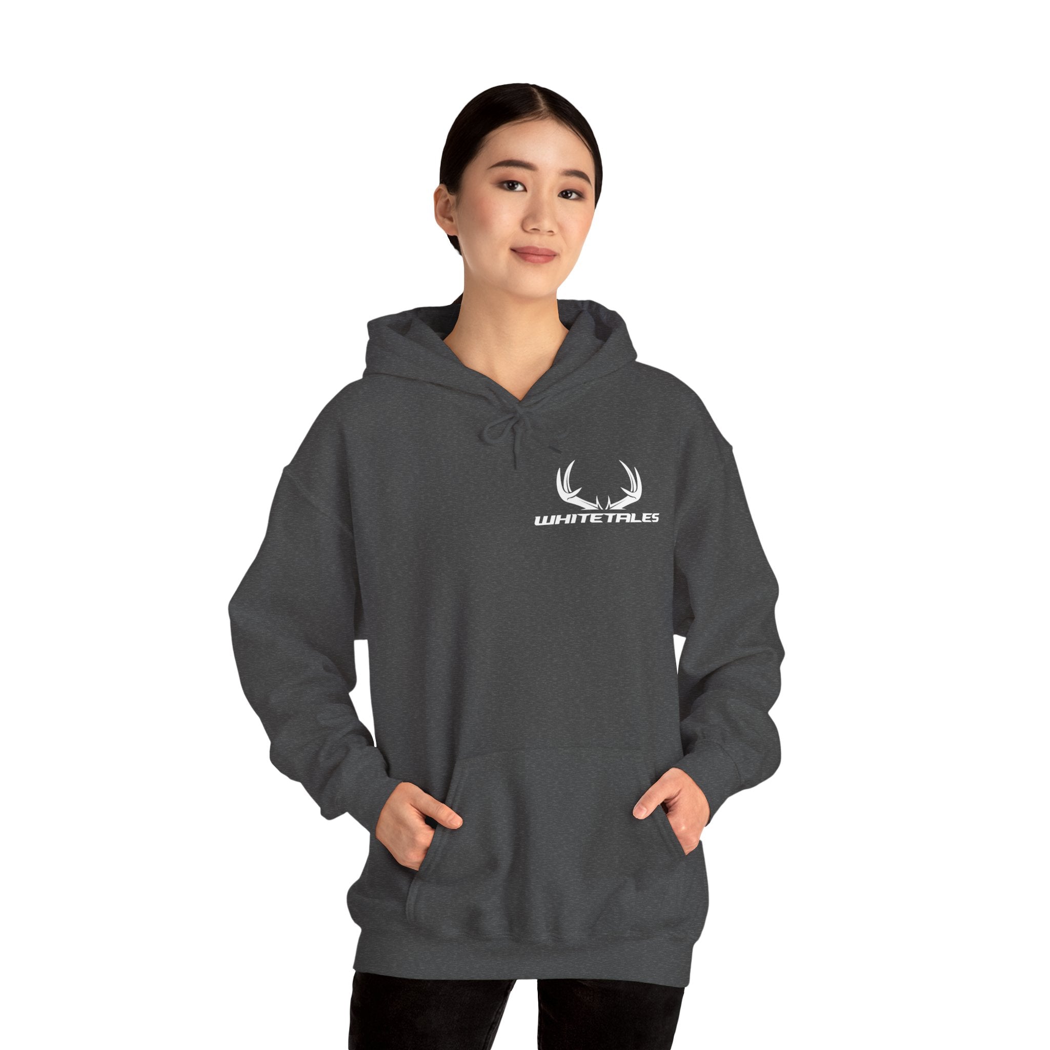 Blank White Hoodie — Classic Unisex Hooded Sweatshirt