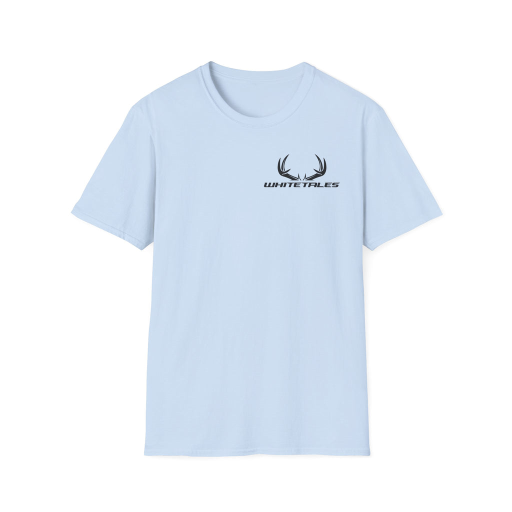 Whitetales Antler Black Lab T‑Shirt — Minimal Outdoors Hunting Tee