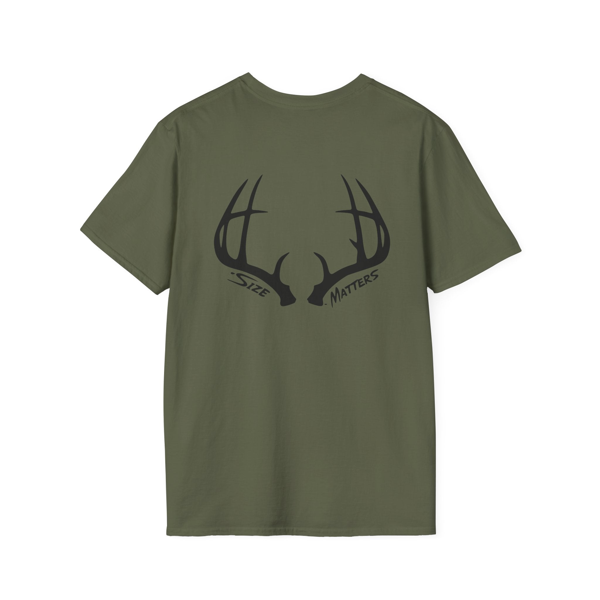 Whitetales Antler and Size Matters Logo T-Shirt