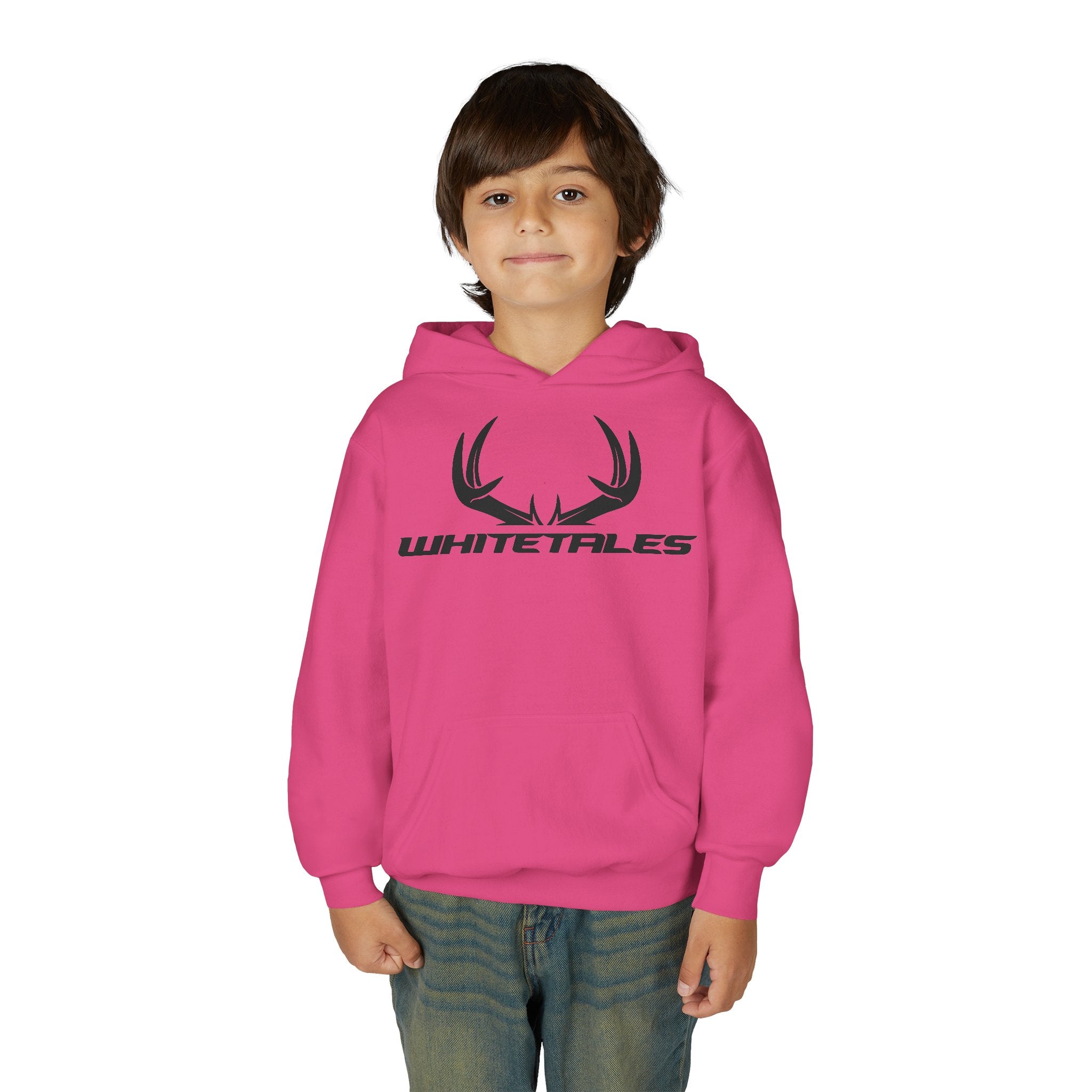 Youth Hoodie — WhiteTales Antler Logo Pullover