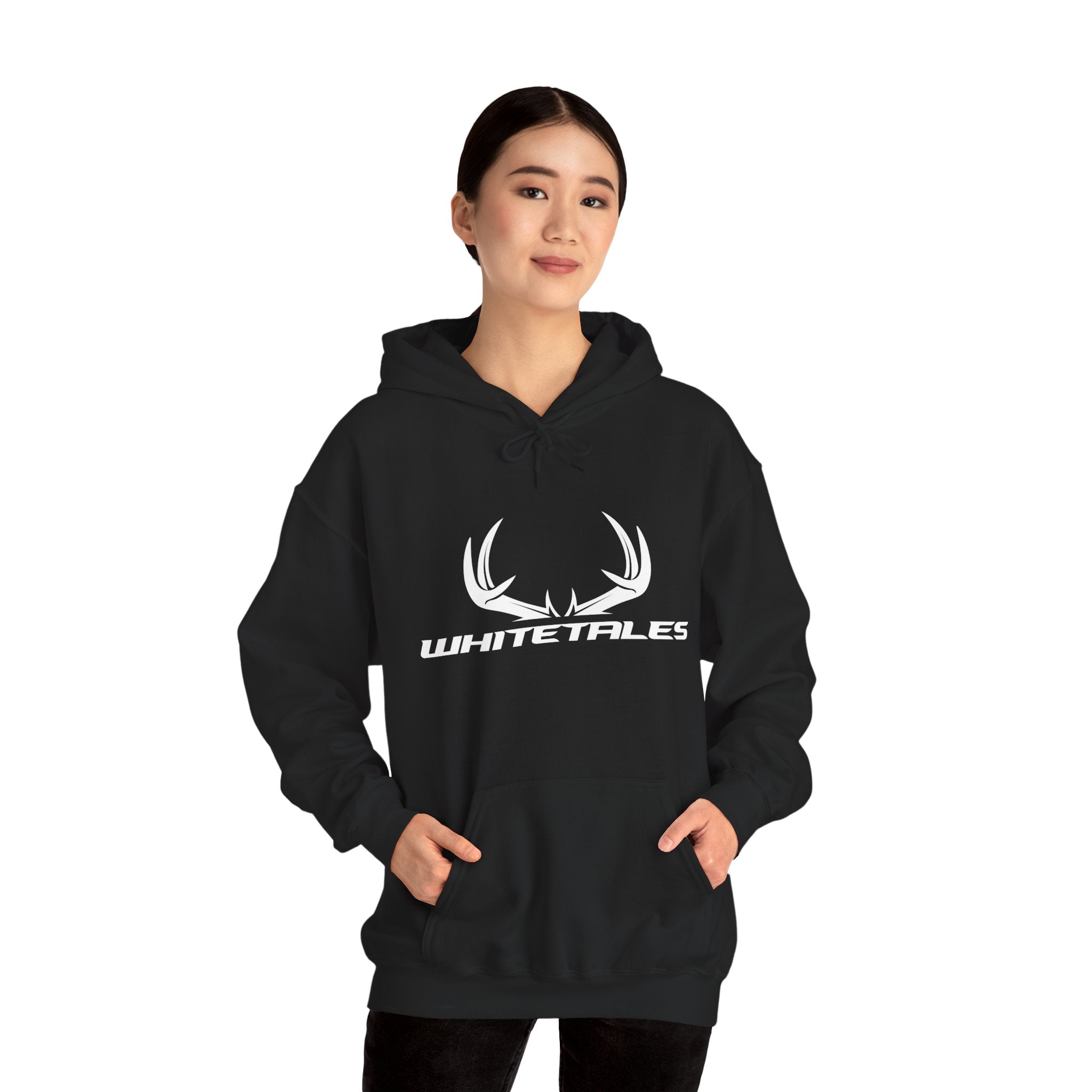Whitetales Antler Hoodie — Hunting Logo Pullover