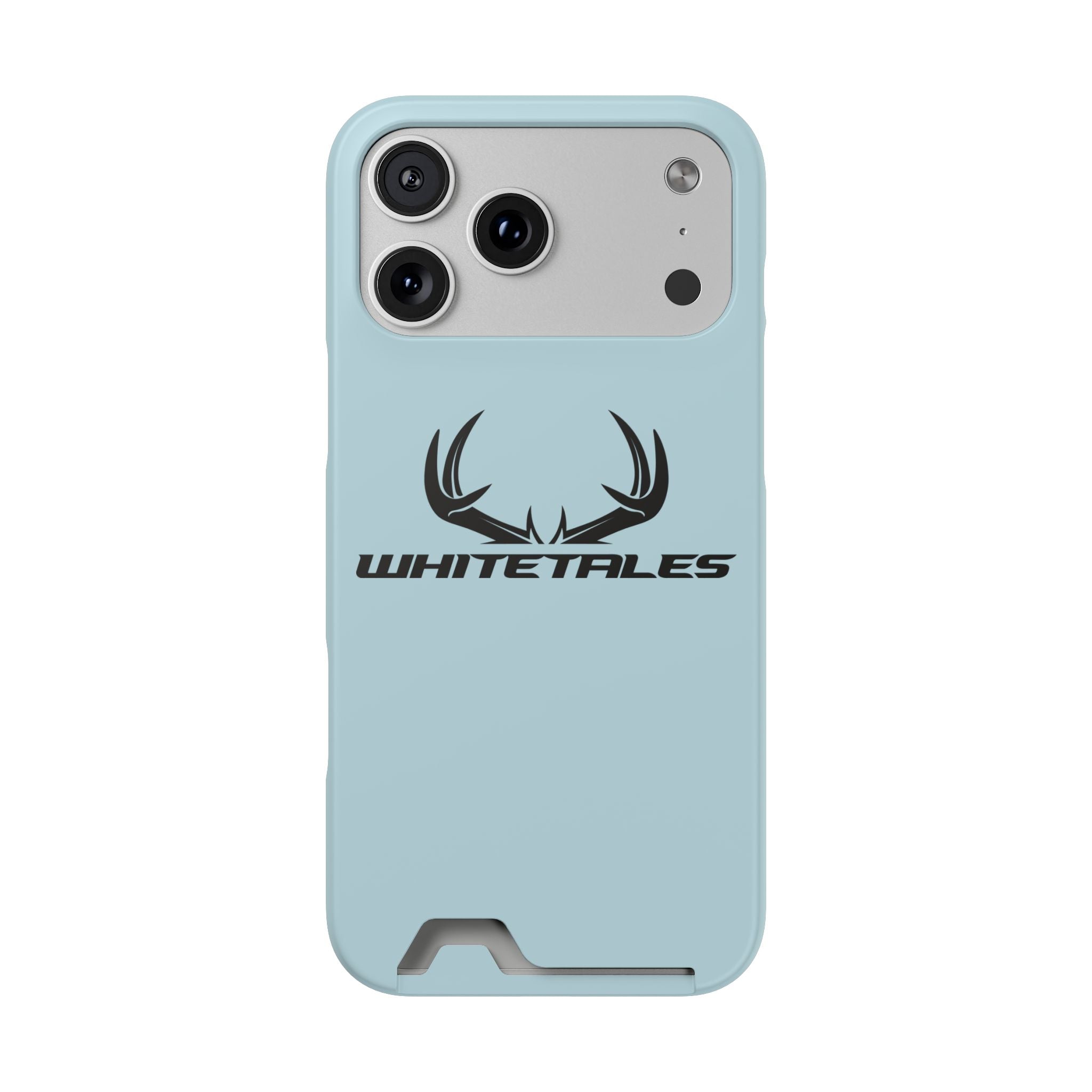 Whitetales Antler Phone Card Case — Slim RFID Card Holder Protective Cover