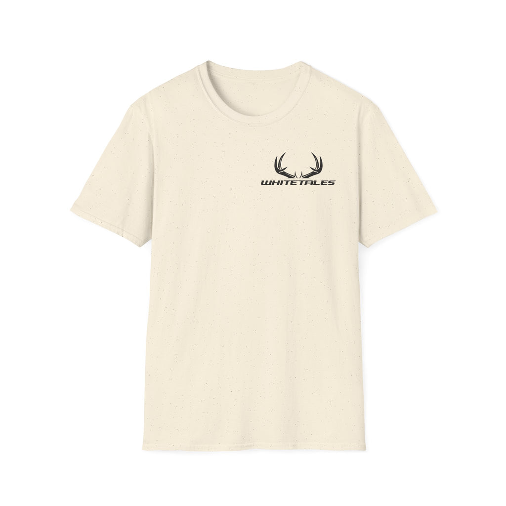 Whitetales Antler Black Lab T‑Shirt — Minimal Outdoors Hunting Tee