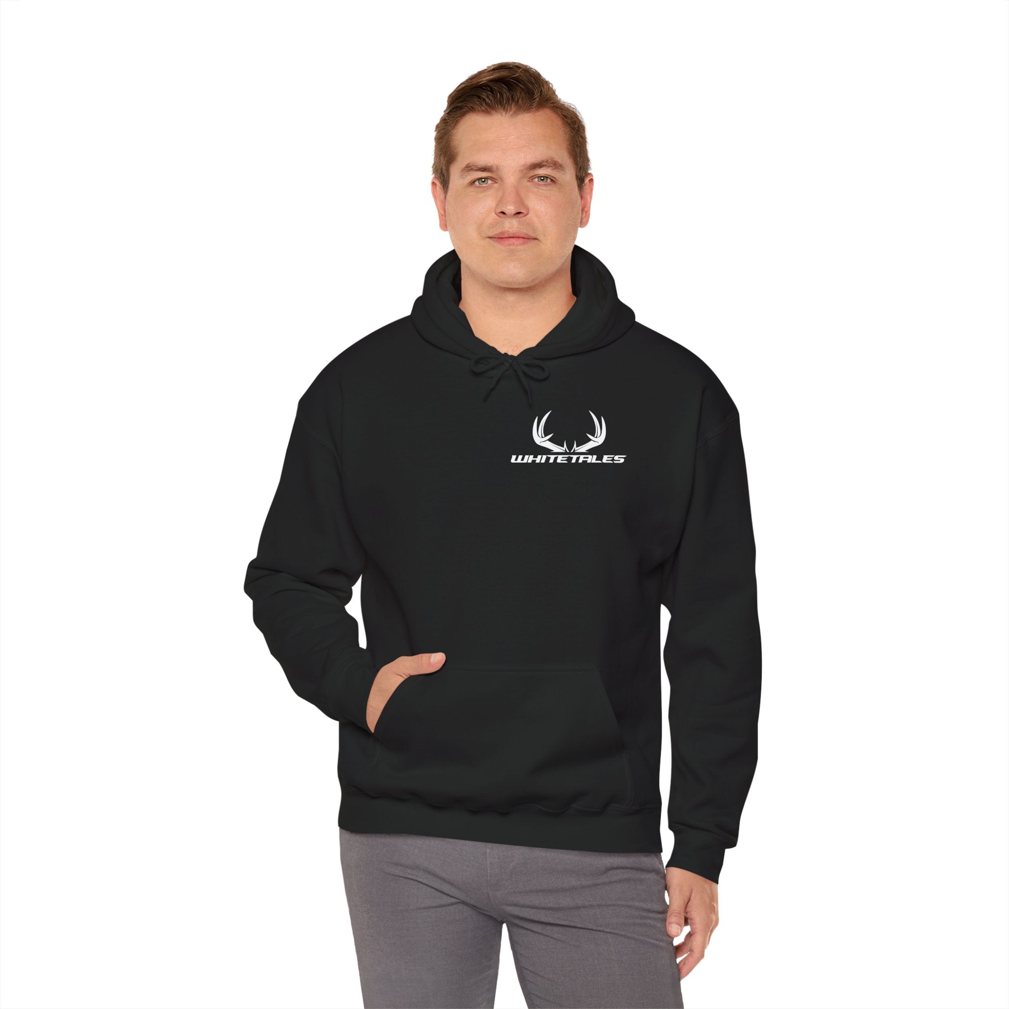 Blank White Hoodie — Classic Unisex Hooded Sweatshirt